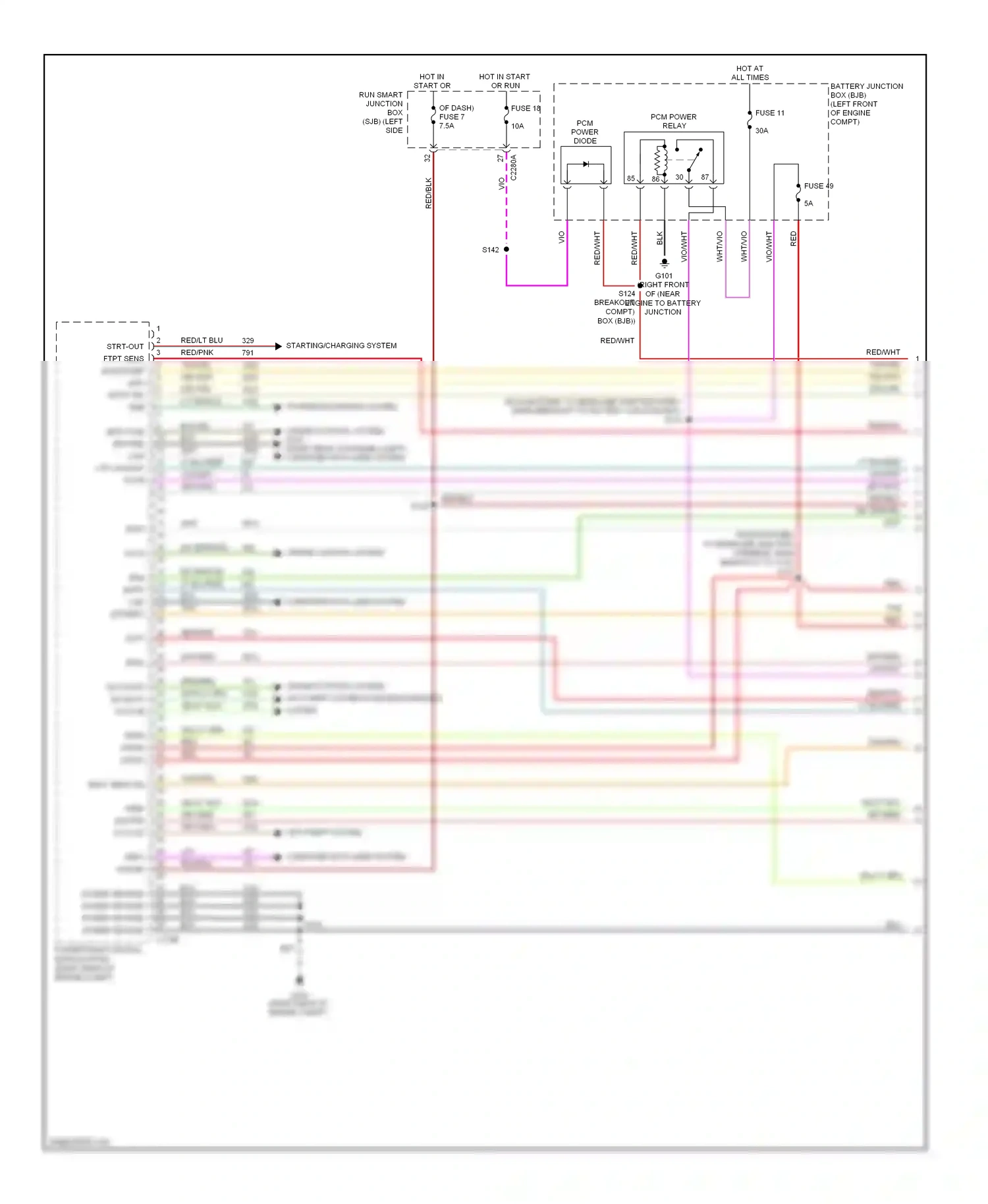 Wiring diagram blk for Ford Freestyle I (2004-2009) (16 of 66)