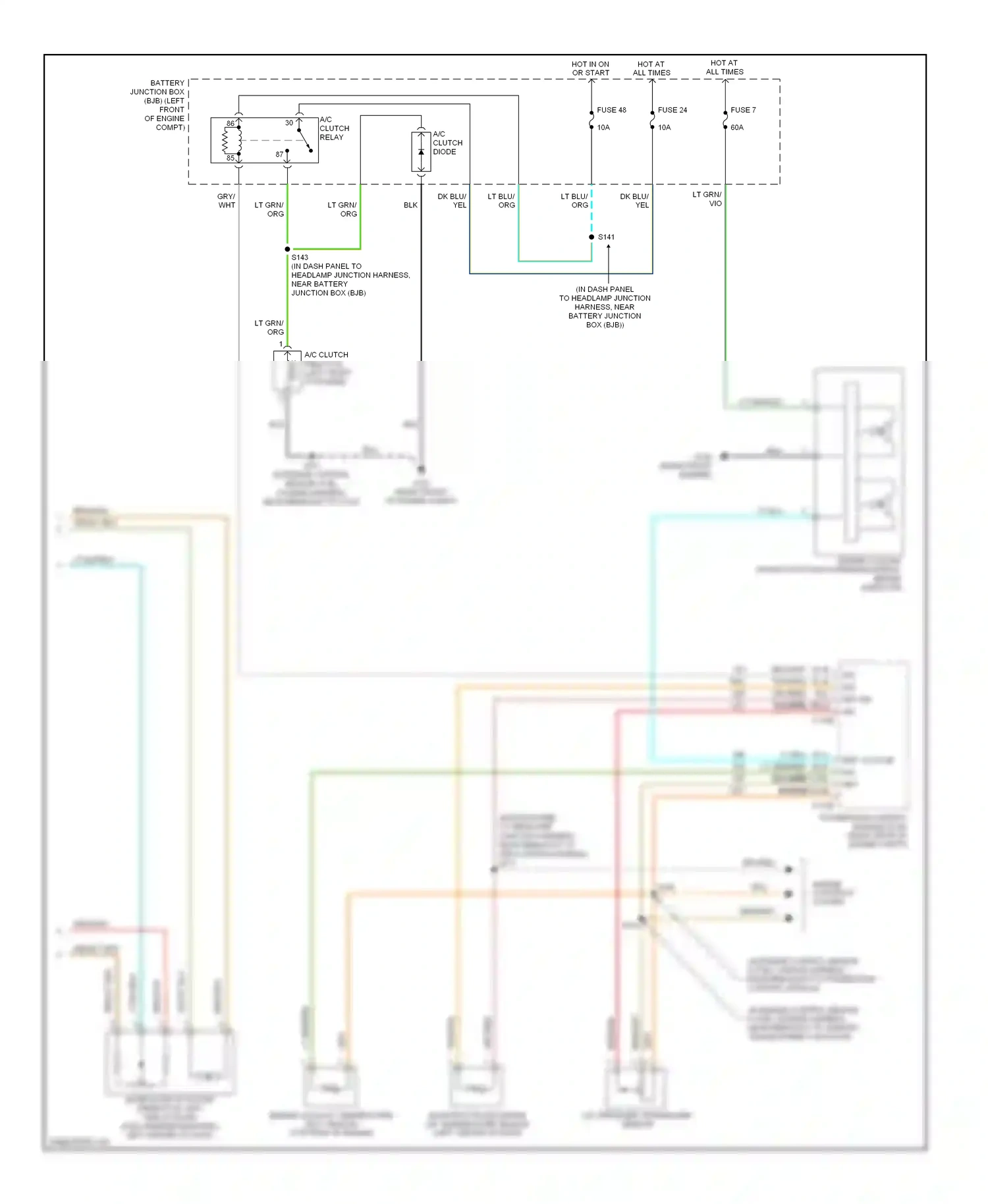 Wiring diagram blk for Ford Freestyle I (2004-2009) (6 of 66)