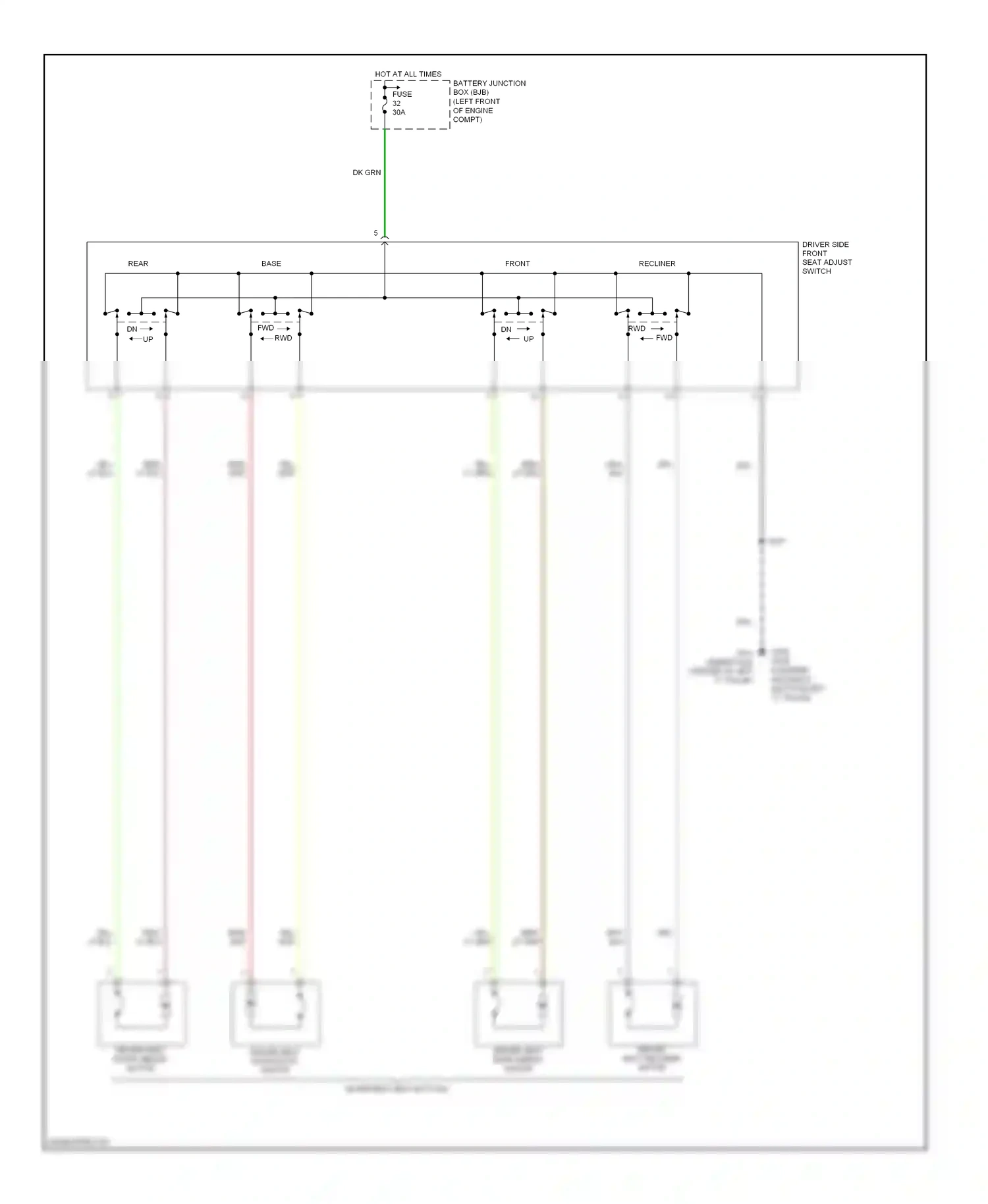 Wiring diagram lt blu for Ford Freestyle I (2004-2009) (23 of 39)