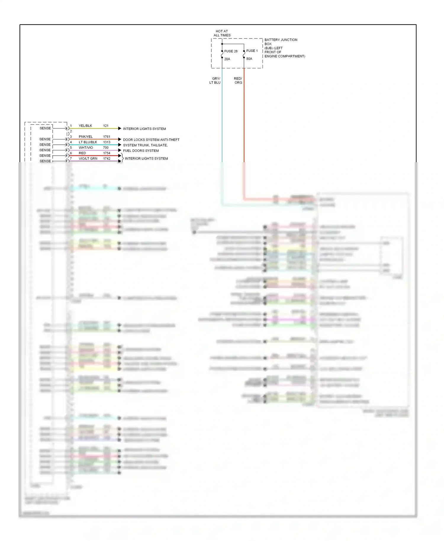 Wiring diagram ms can + for Ford Freestyle I (2004-2009) (1 of 5)