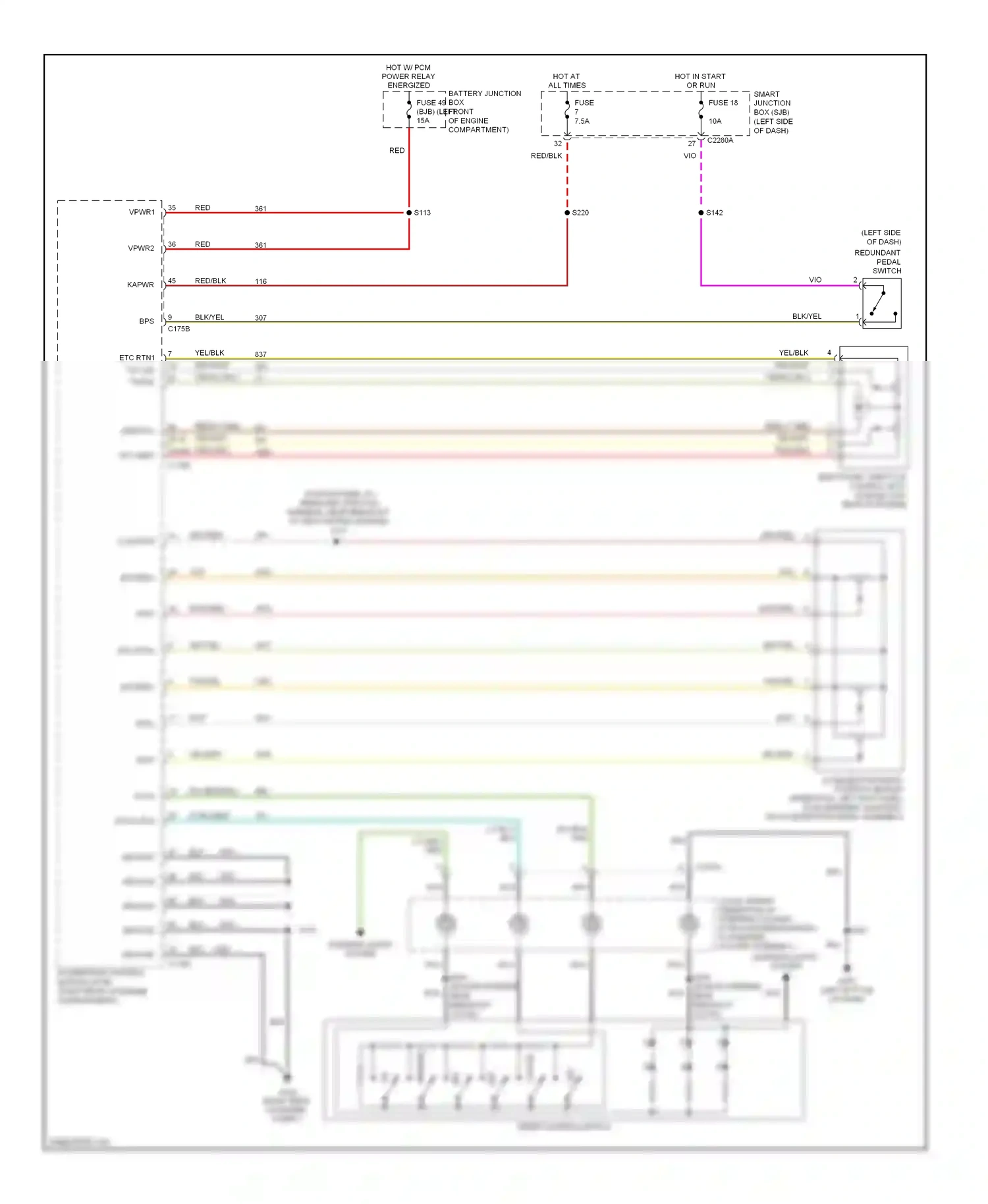 Wiring diagram sccs_rtn for Ford Freestyle I (2004-2009) (1 of 1)