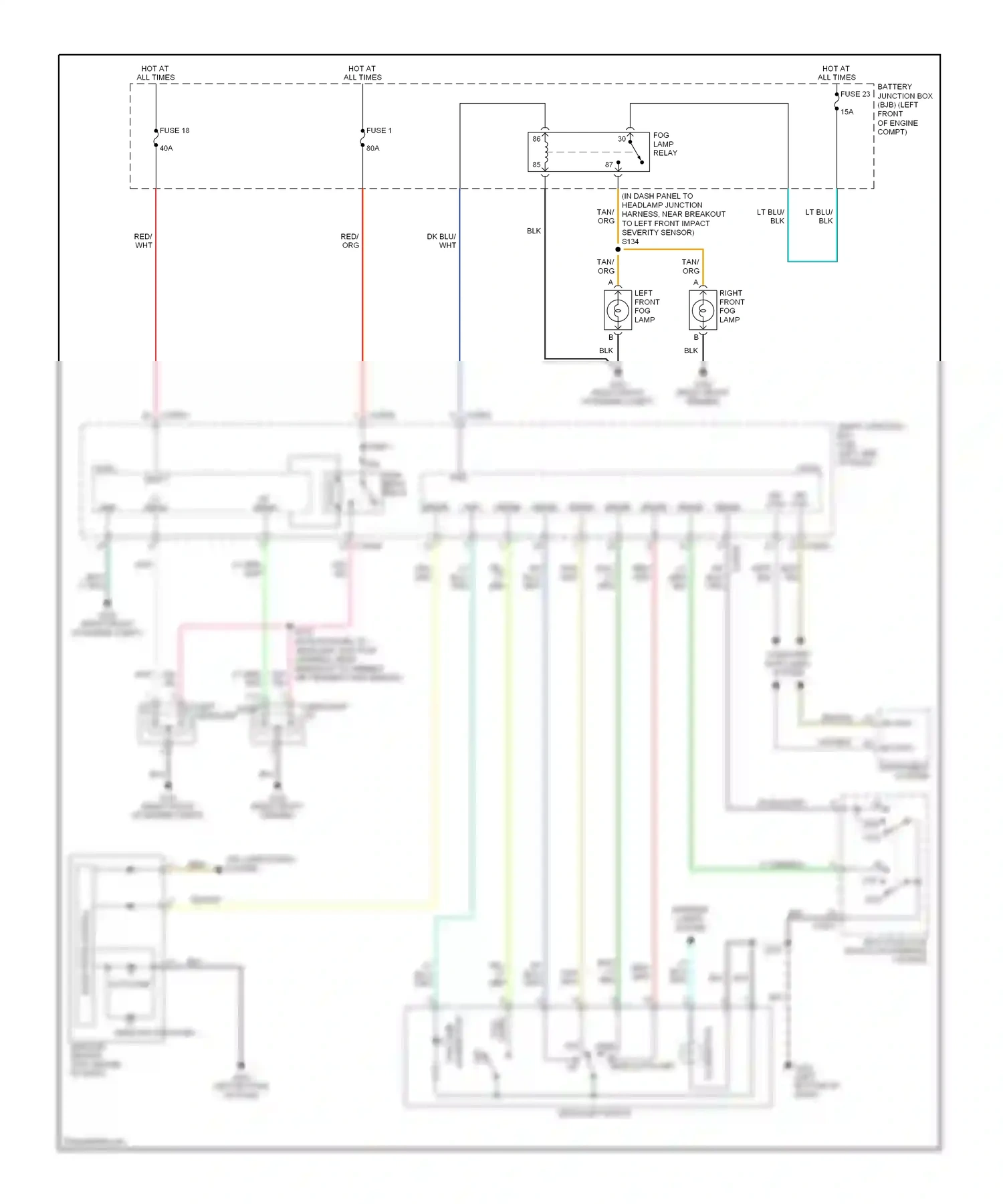 Wiring diagram solid state control for Ford Freestyle I (2004-2009) (1 of 1)