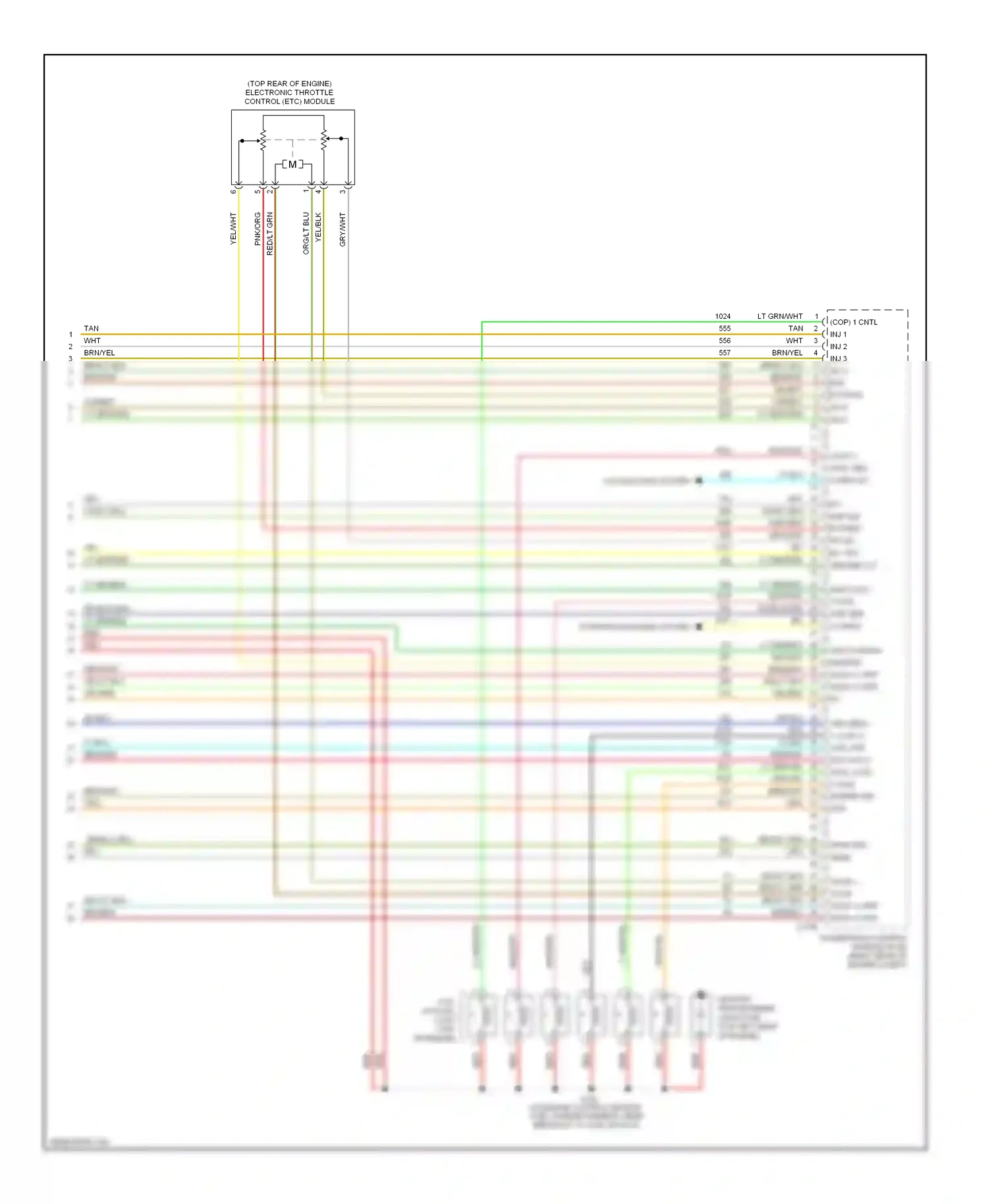 Wiring diagram tan for Ford Freestyle I (2004-2009) (10 of 14)