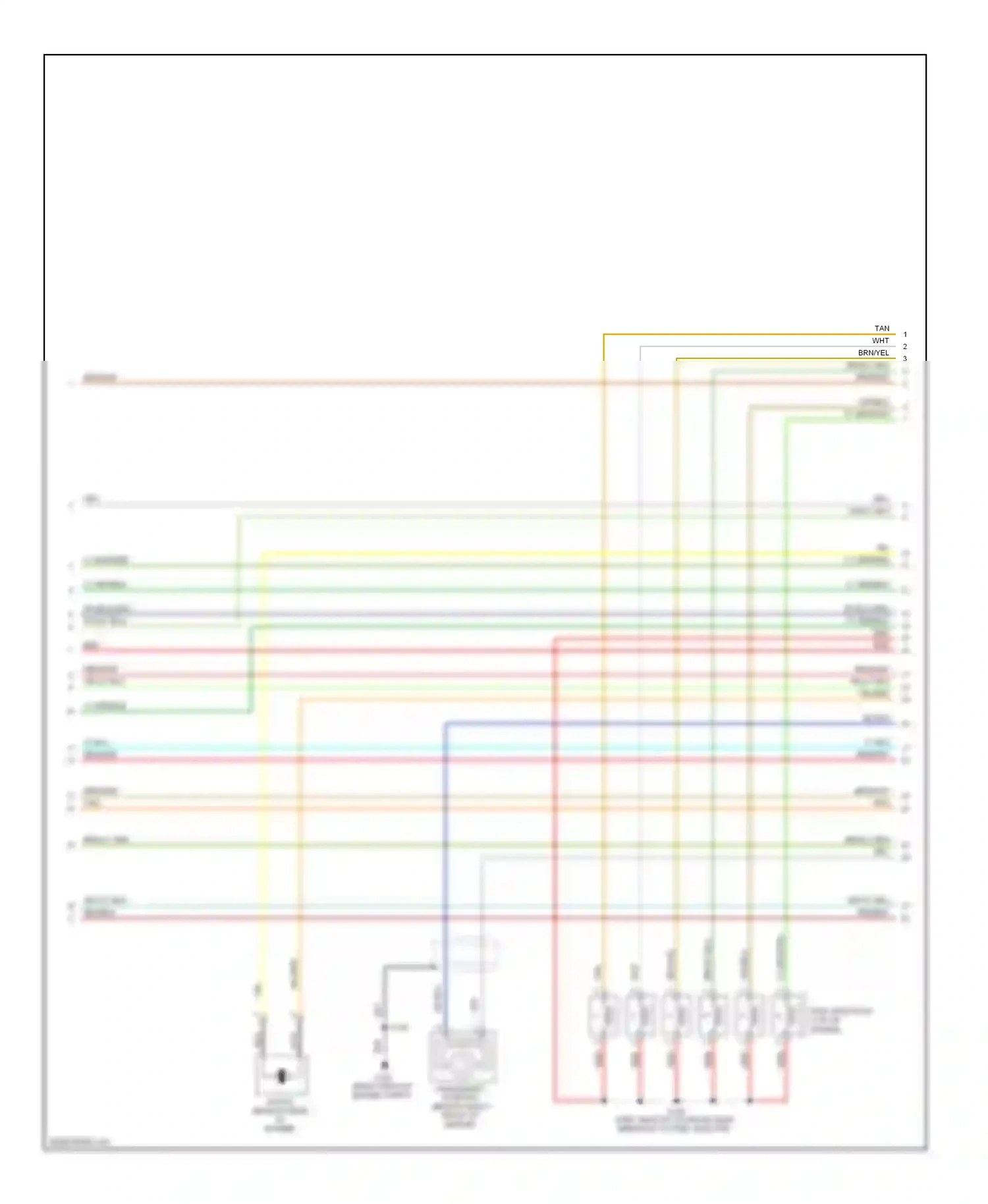 Wiring diagram tan for Ford Freestyle I (2004-2009) (9 of 14)