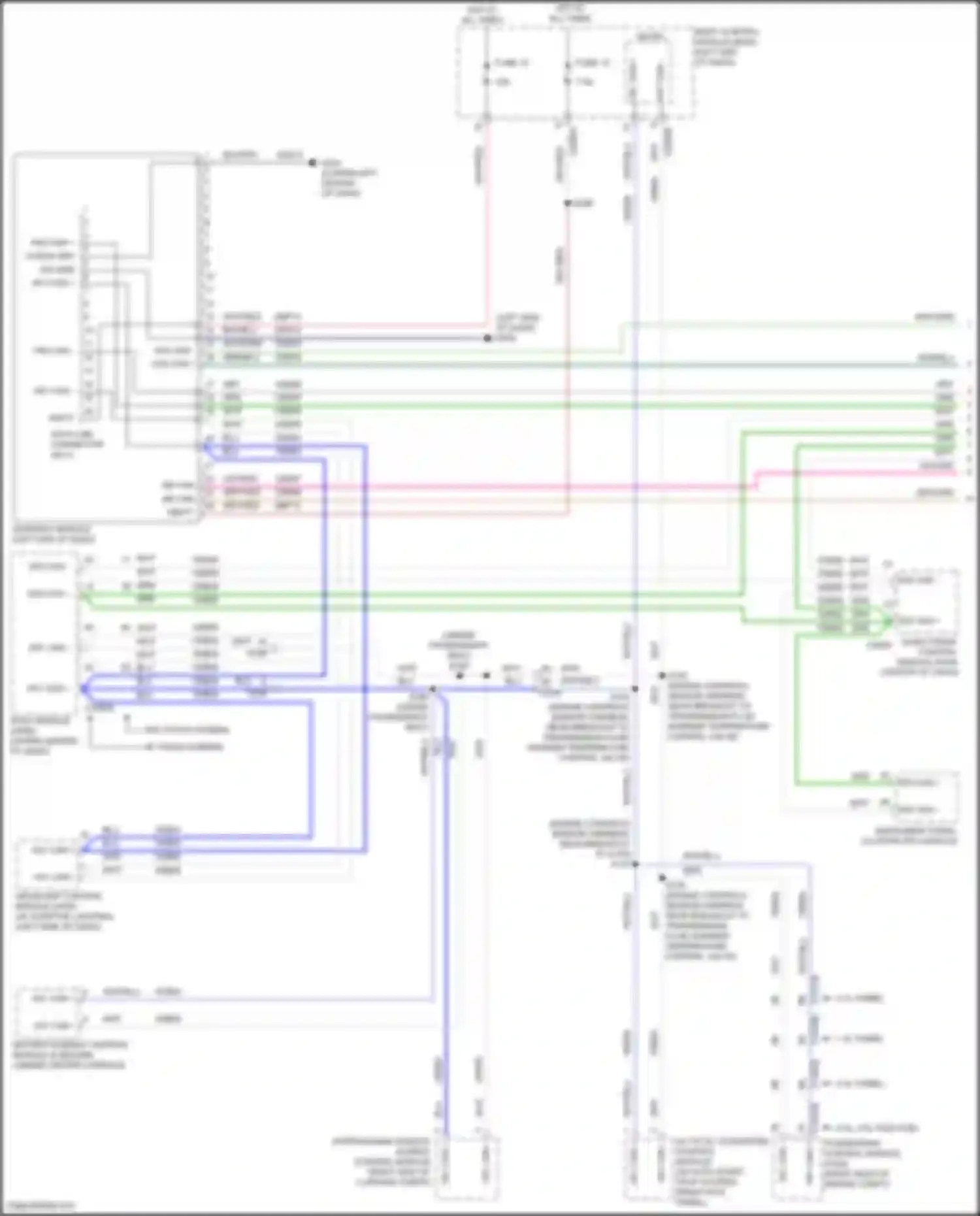 Fusion (North America) Ford II facelift (2016-2020): Computer data lines circuit, except hybrid (1 of 3)
