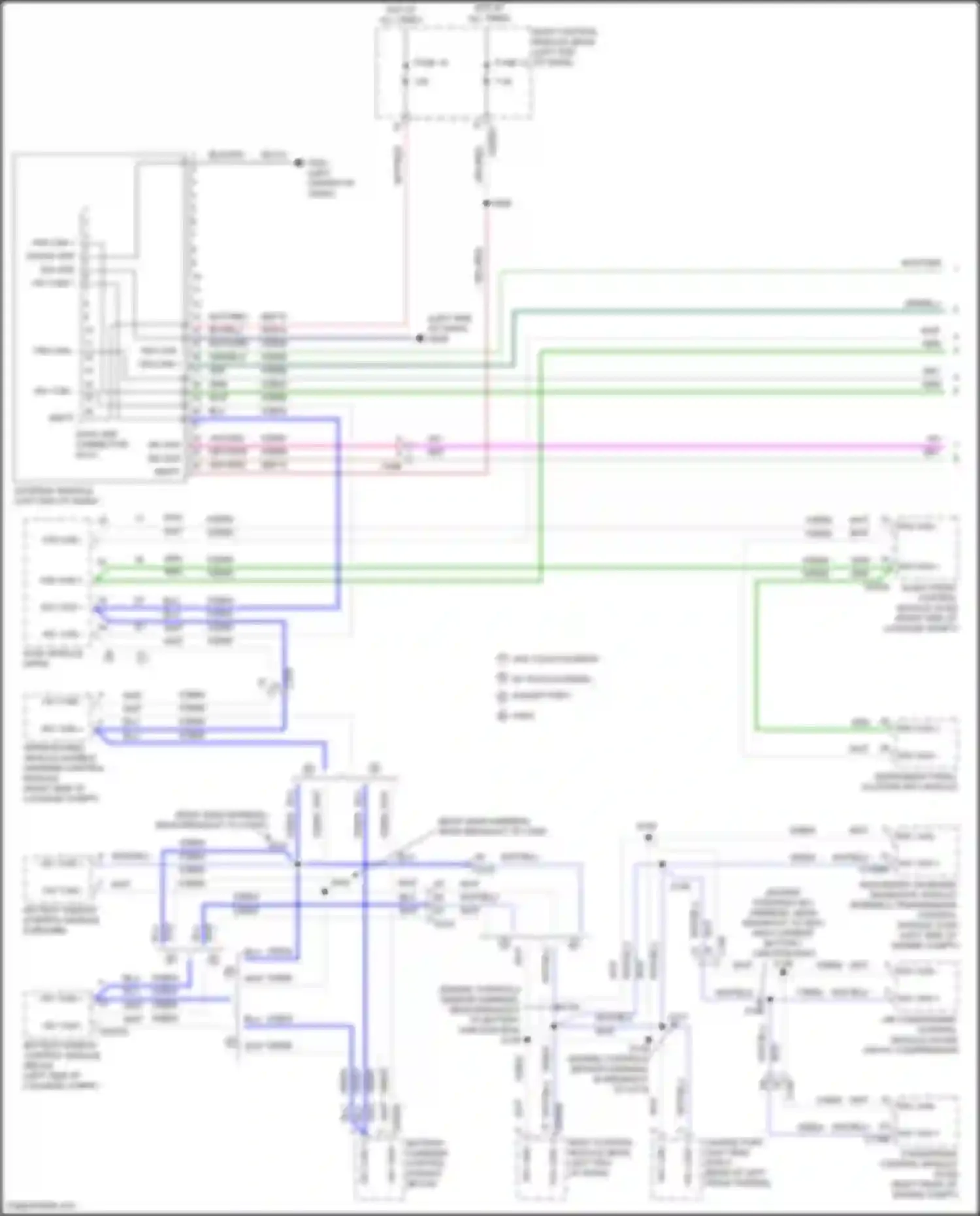 Fusion (North America) Ford II facelift (2016-2020): Computer data lines circuit, hybrid (1 of 3)