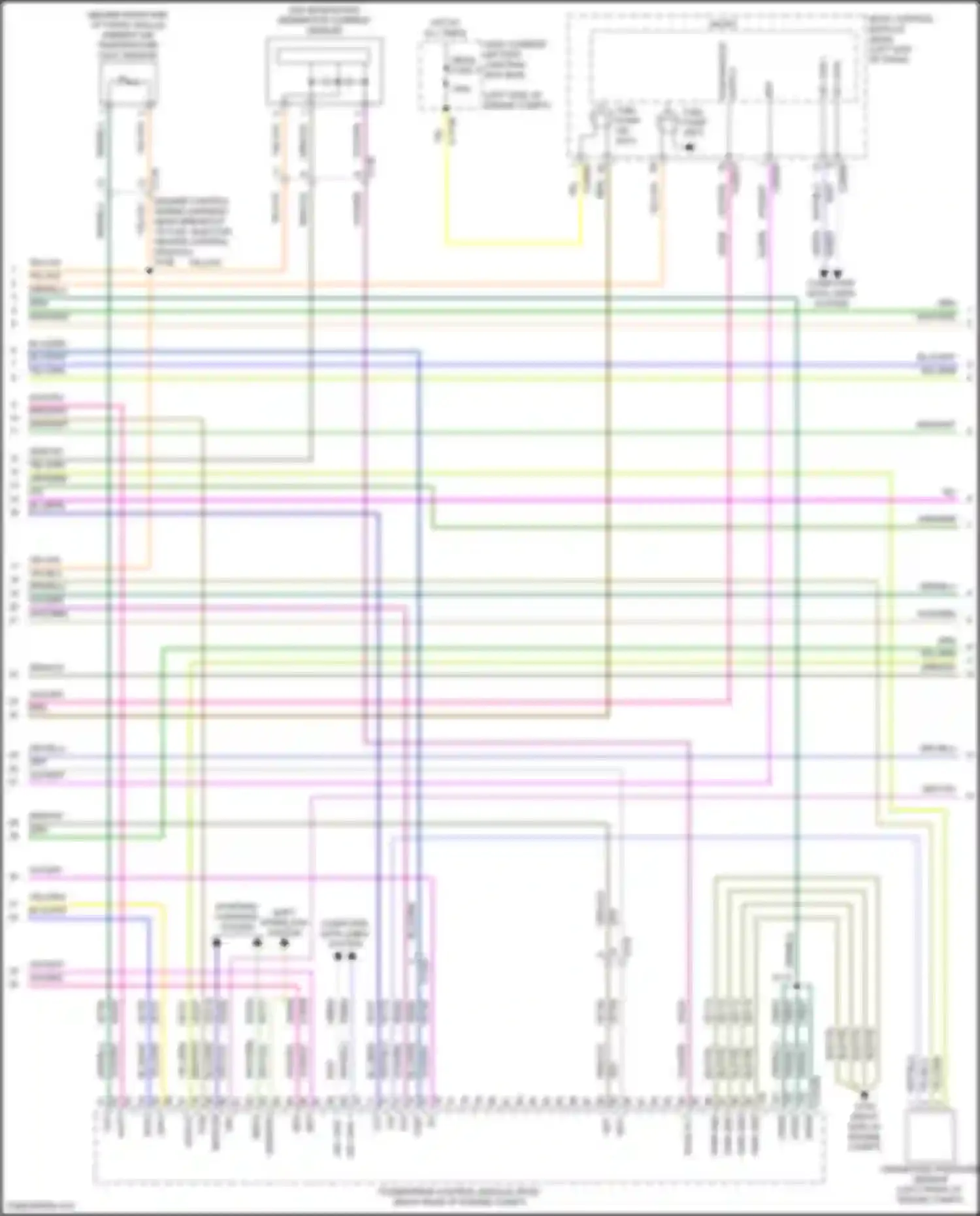 Fusion (North America) Ford II facelift (2016-2020): Wiring diagram engine performance 1.5l turbo (3 of 6)