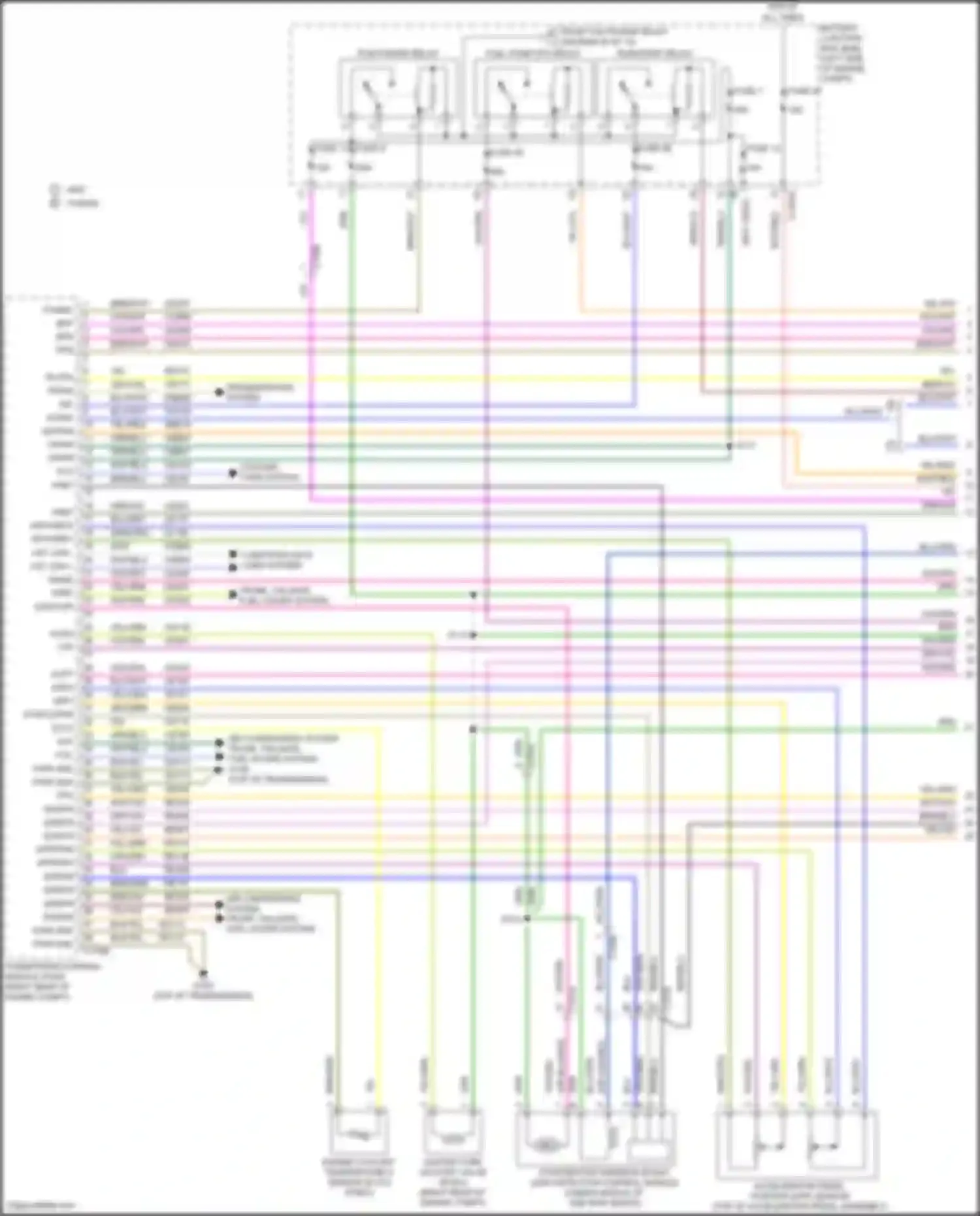 Fusion (North America) Ford II facelift (2016-2020): Wiring diagram engine performance 2.0l hybrid (1 of 10)