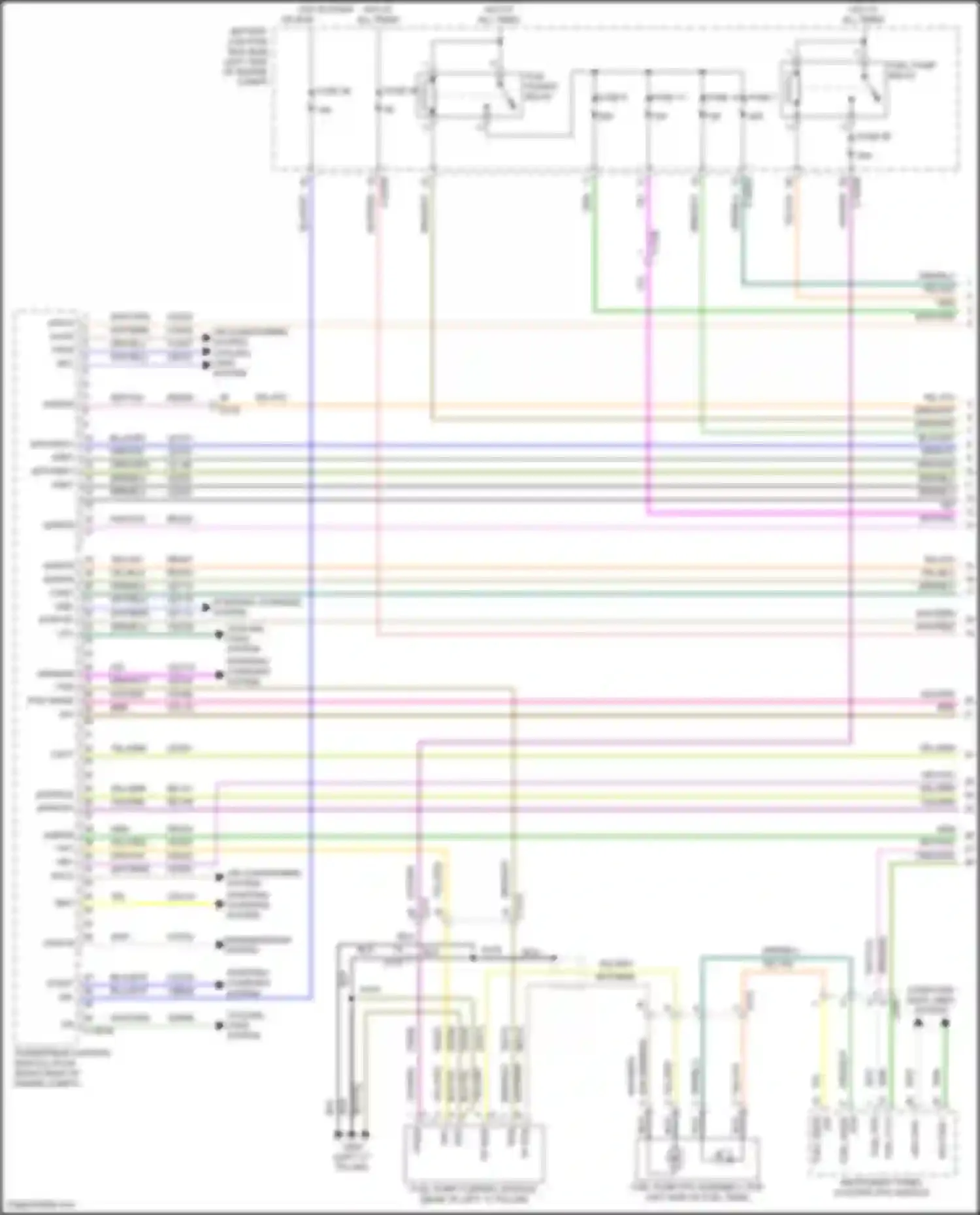 Fusion (North America) Ford II facelift (2016-2020): Wiring diagram engine performance 2.0l turbo (1 of 6)