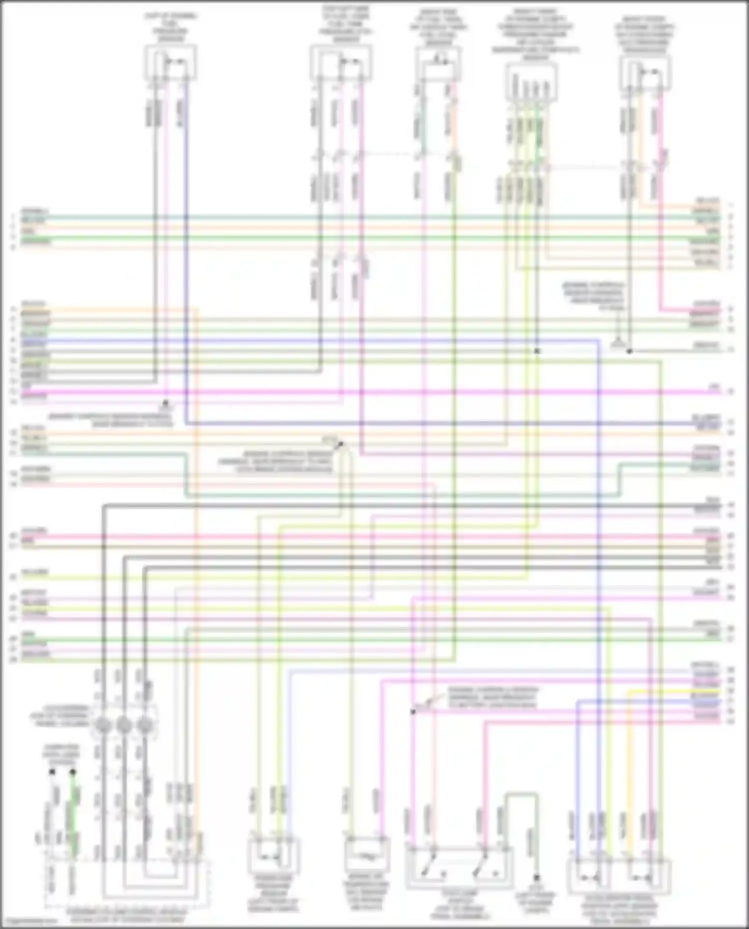 Fusion (North America) Ford II facelift (2016-2020): Wiring diagram engine performance 2.0l turbo (2 of 6)