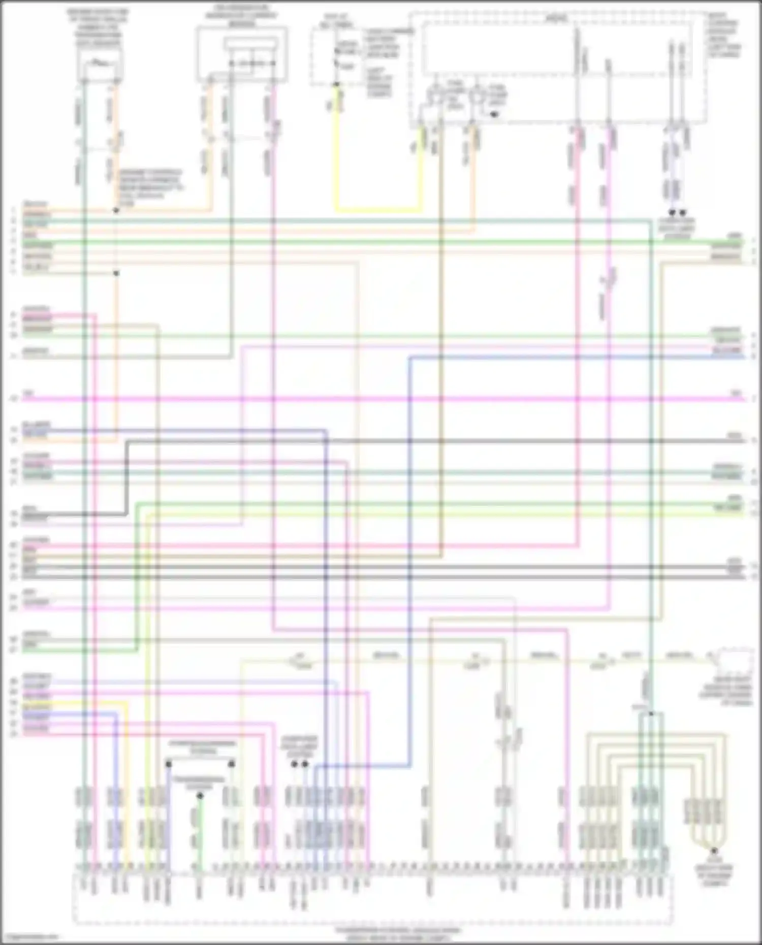 Fusion (North America) Ford II facelift (2016-2020): Wiring diagram engine performance 2.0l turbo (3 of 6)