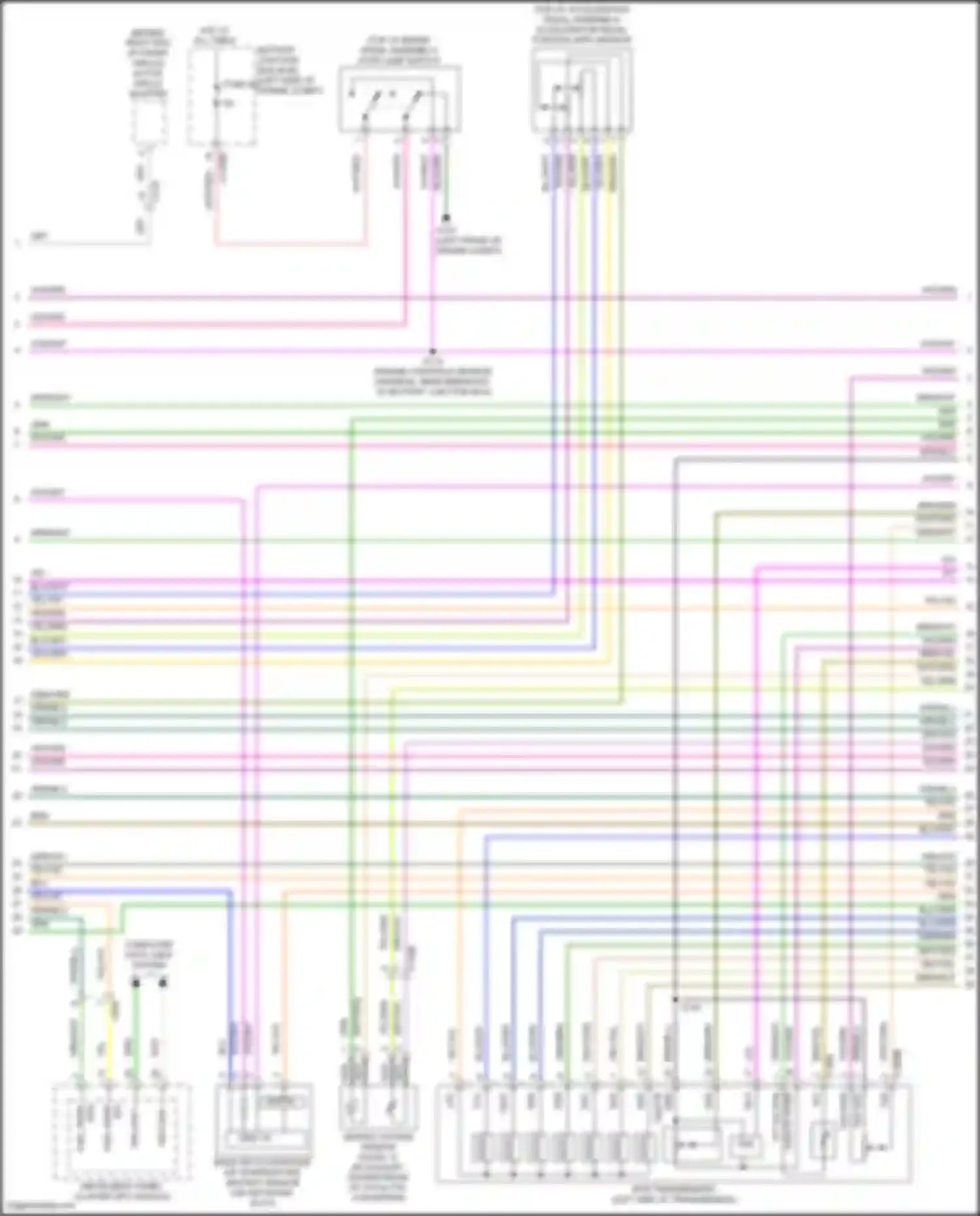 Fusion (North America) Ford II facelift (2016-2020): Wiring diagram engine performance 2.5l flex fuel (2 of 6)