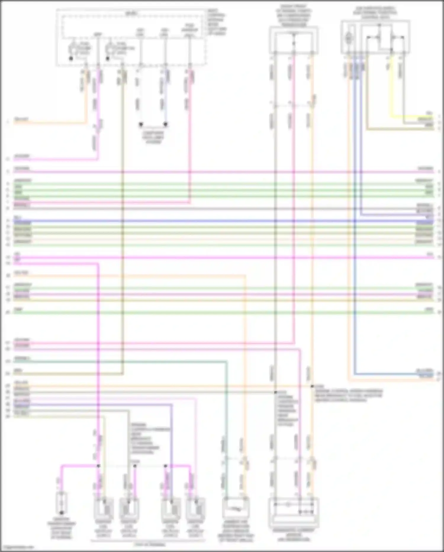Fusion (North America) Ford II facelift (2016-2020): Wiring diagram engine performance 2.5l flex fuel (4 of 6)