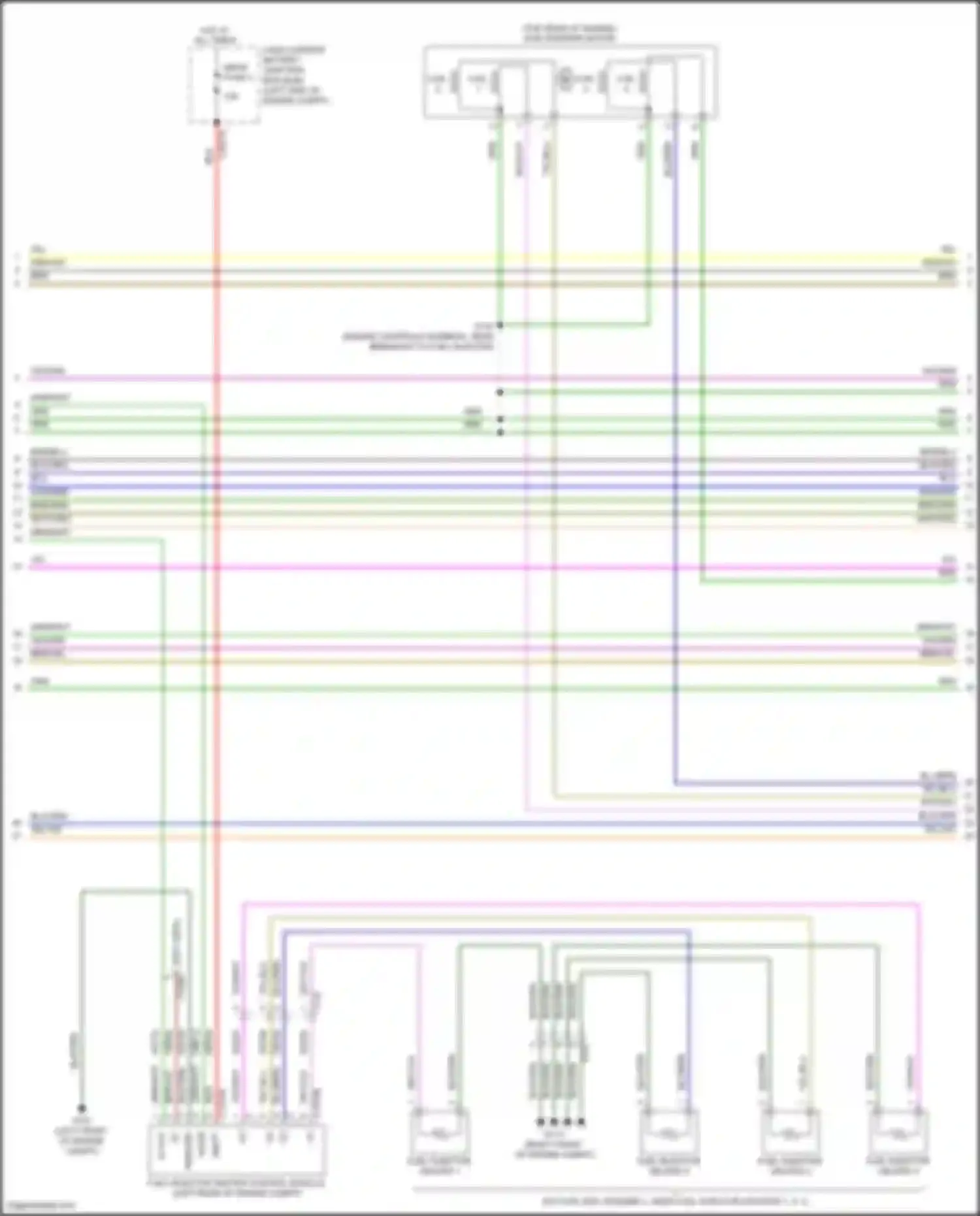Fusion (North America) Ford II facelift (2016-2020): Wiring diagram engine performance 2.5l flex fuel (5 of 6)