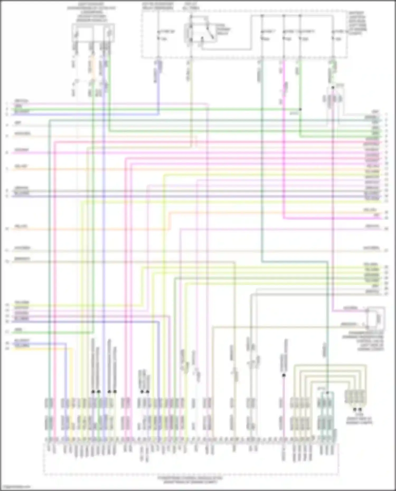 Fusion (North America) Ford II facelift (2016-2020): Wiring diagram engine performance 2.7l turbo (3 of 9)