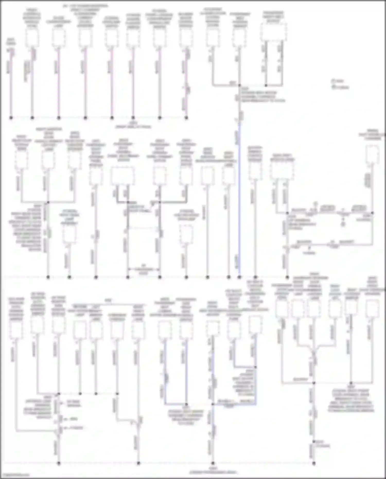 Fusion (North America) Ford II facelift (2016-2020): Ground distribution circuit, hybrid (3 of 5)