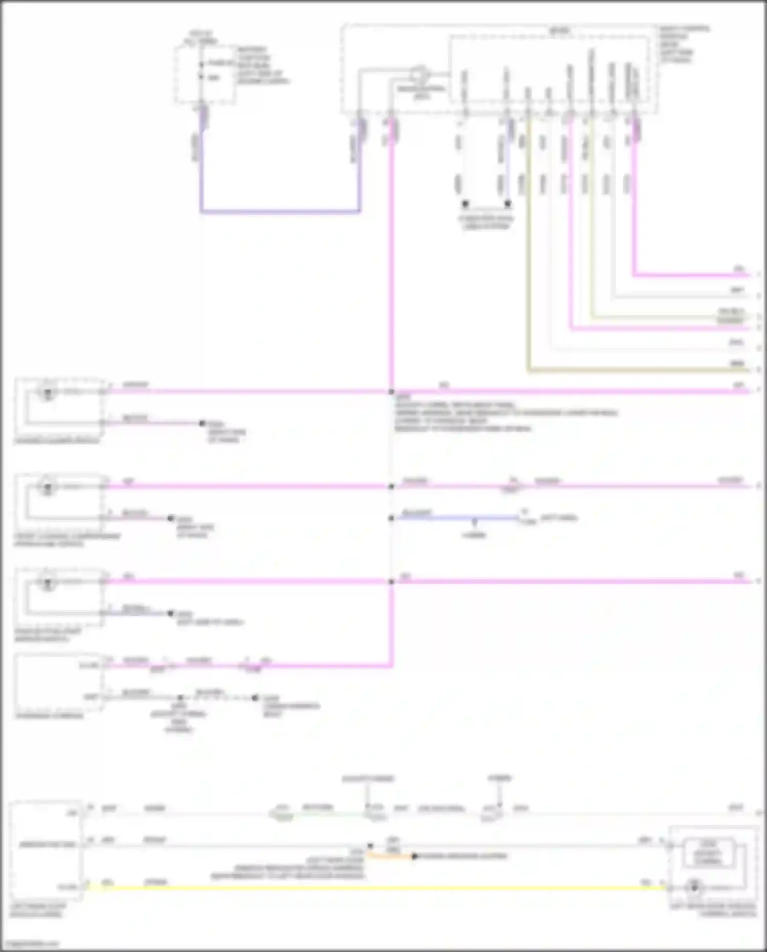 Fusion (North America) Ford II facelift (2016-2020): Instrument illumination circuit (1 of 3)