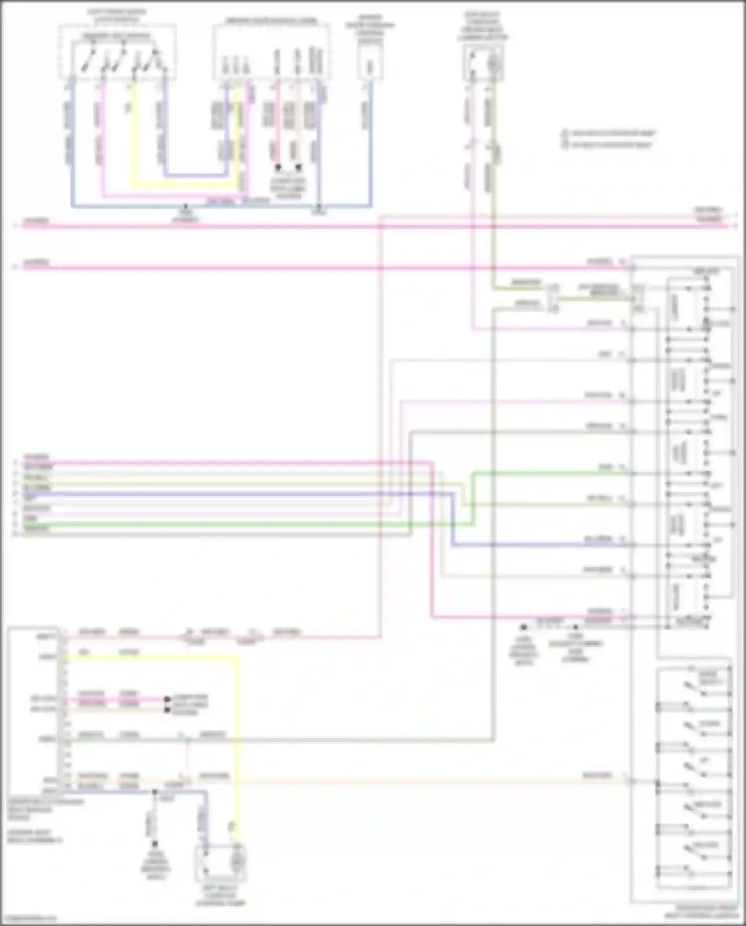 Fusion (North America) Ford II facelift (2016-2020): Memory seat circuit (2 of 3)