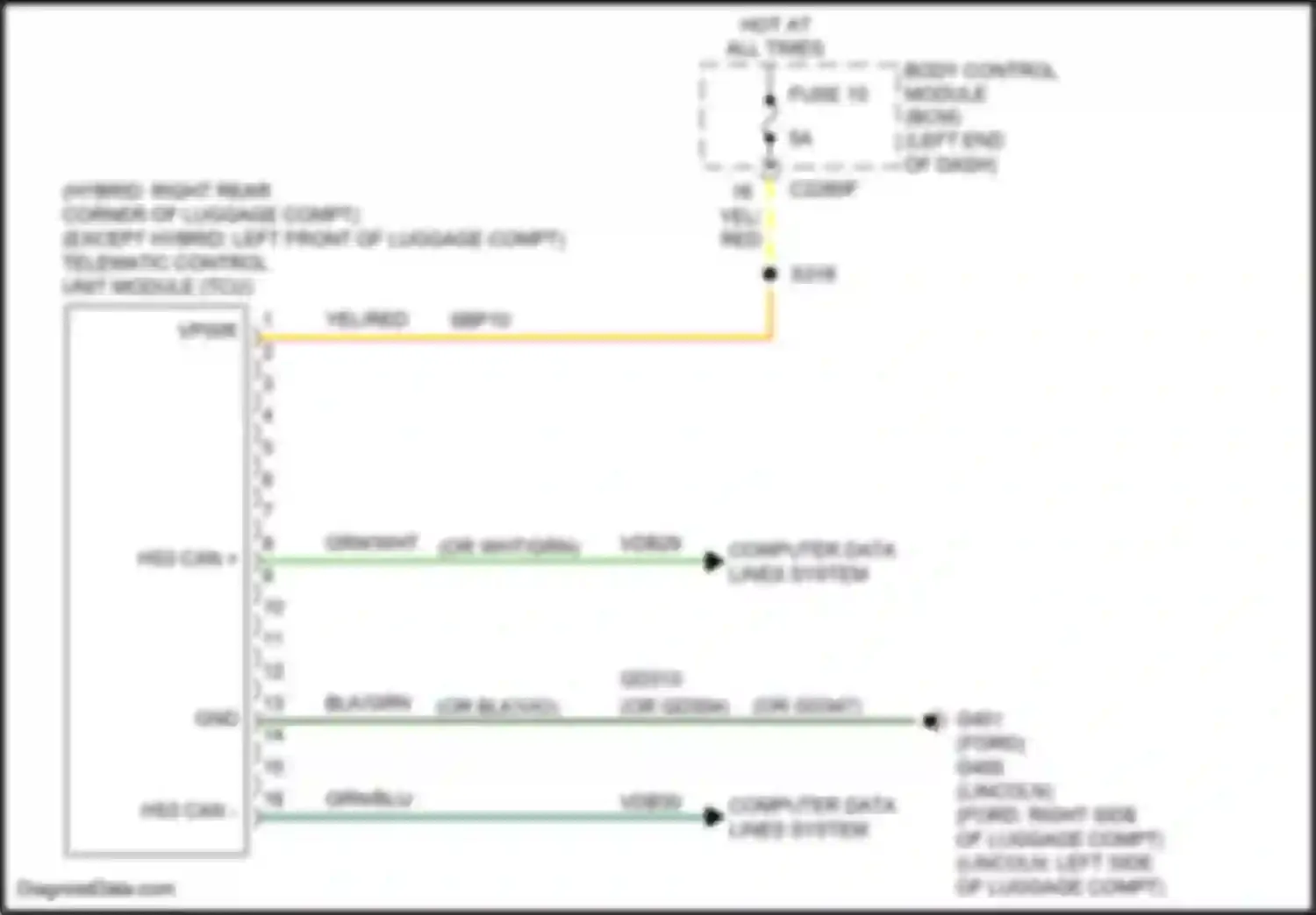 Fusion (North America) Ford II facelift (2016-2020): Crew chief circuit