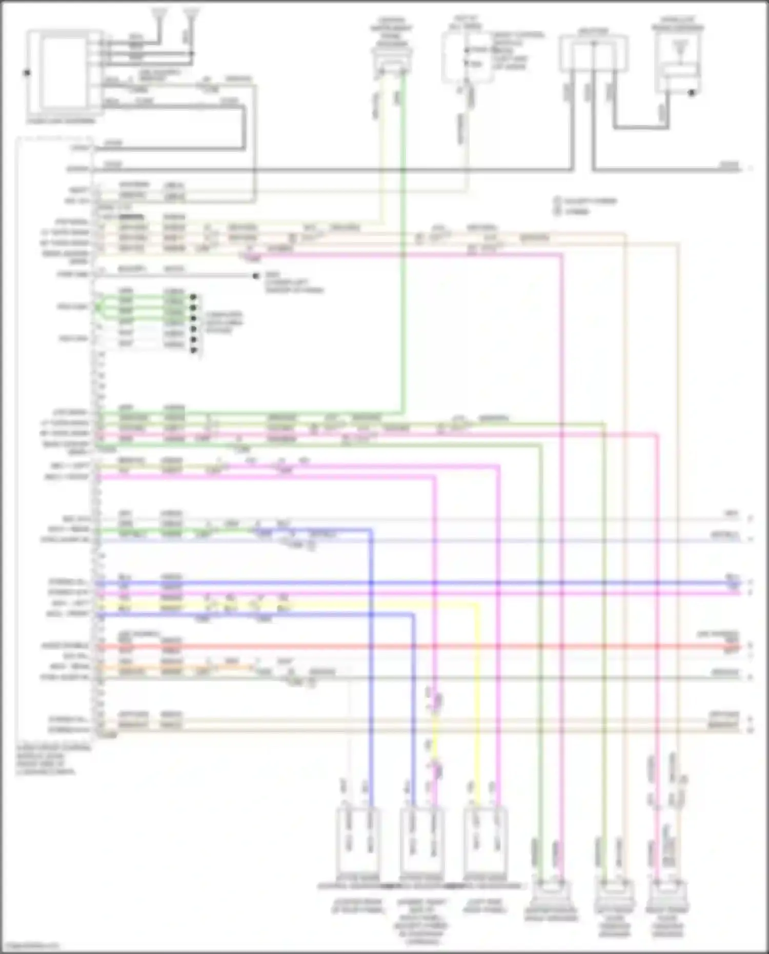 Fusion (North America) Ford II facelift (2016-2020): Navigation circuit, w/ sony (1 of 4)