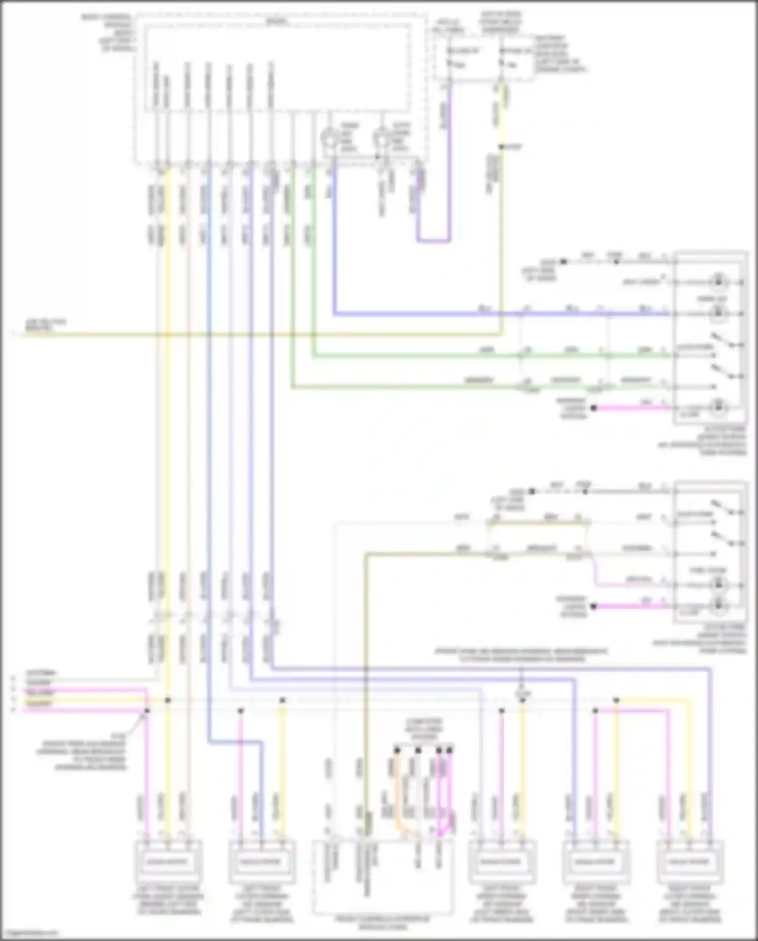 Fusion (North America) Ford II facelift (2016-2020): Parking assistant circuit, hybrid (2 of 2)