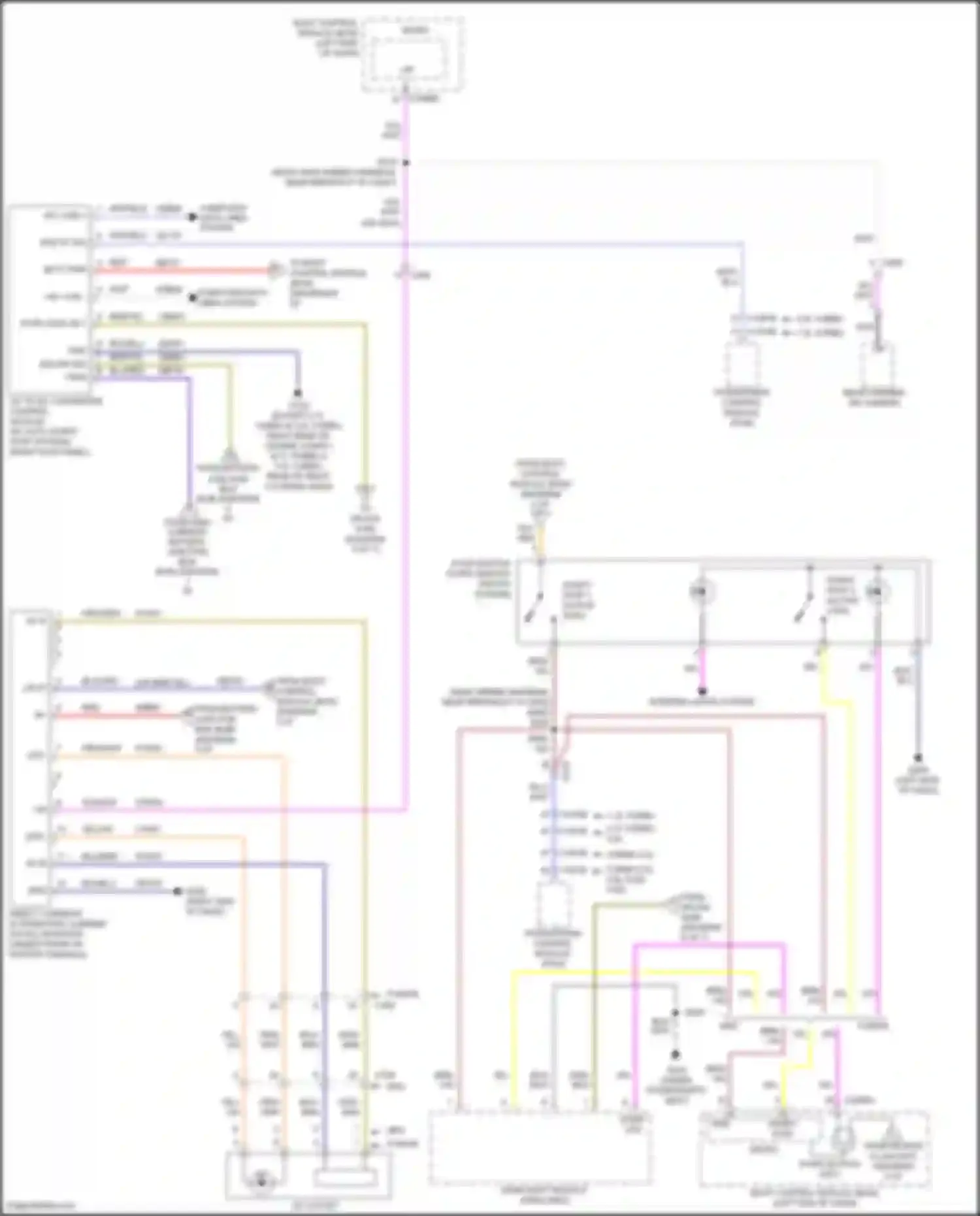 Fusion (North America) Ford II facelift (2016-2020): Power distribution circuit, except hybrid (7 of 7)