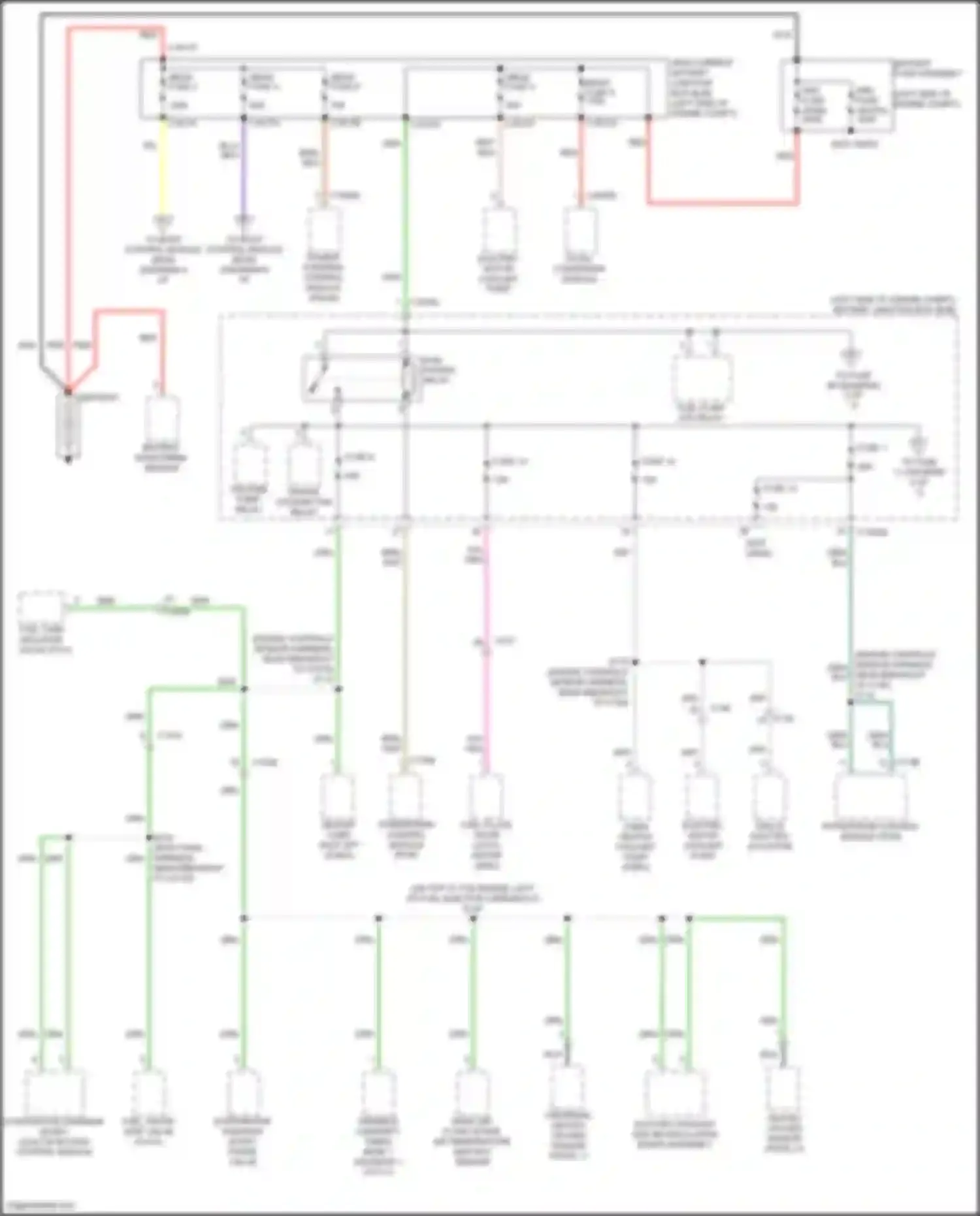 Fusion (North America) Ford II facelift (2016-2020): Power distribution circuit, hybrid (1 of 7)