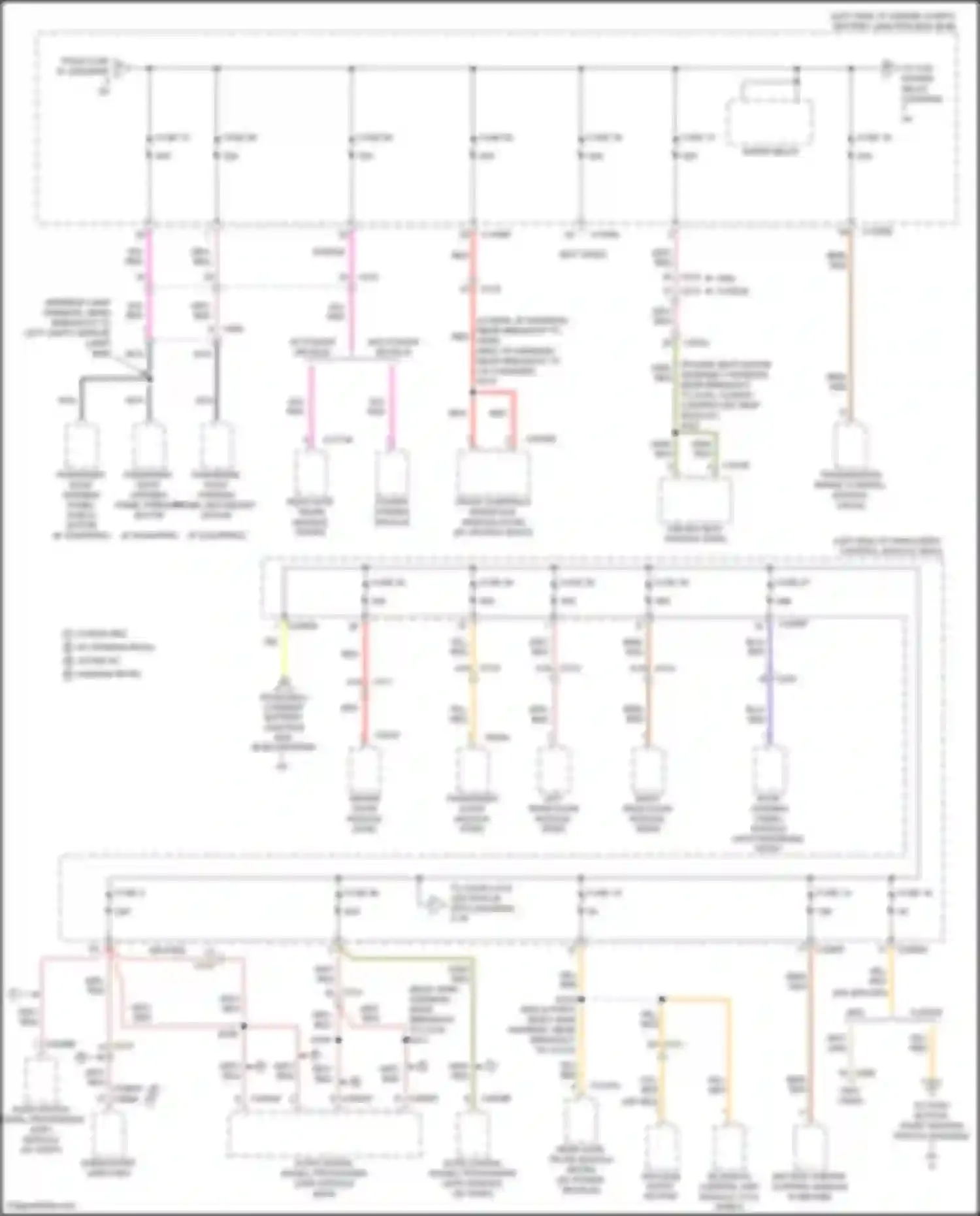 Fusion (North America) Ford II facelift (2016-2020): Power distribution circuit, hybrid (4 of 7)