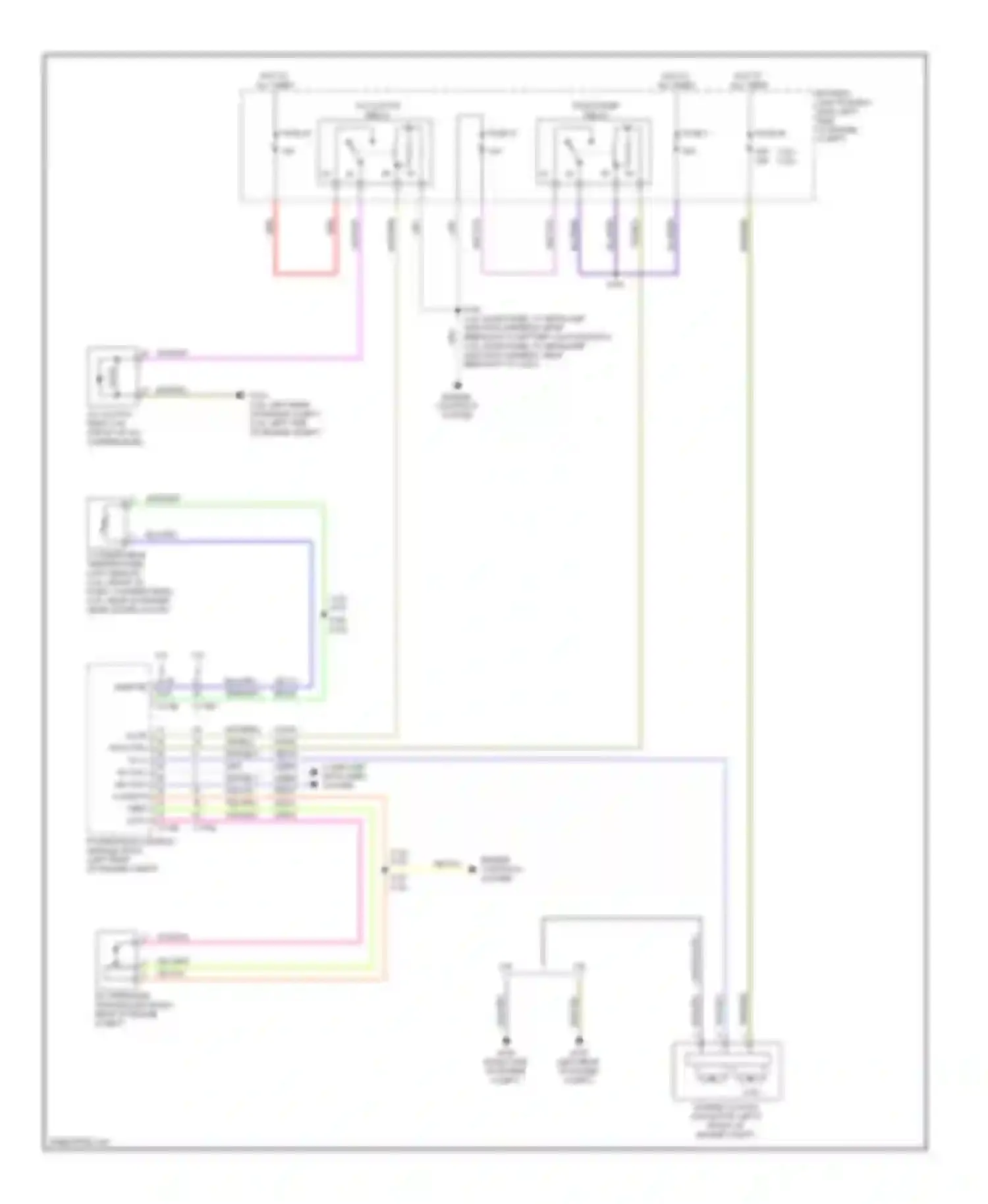 Fusion Ford I facelift (2005-2012): Automatic a/c circuit, except hybrid (3 of 3)