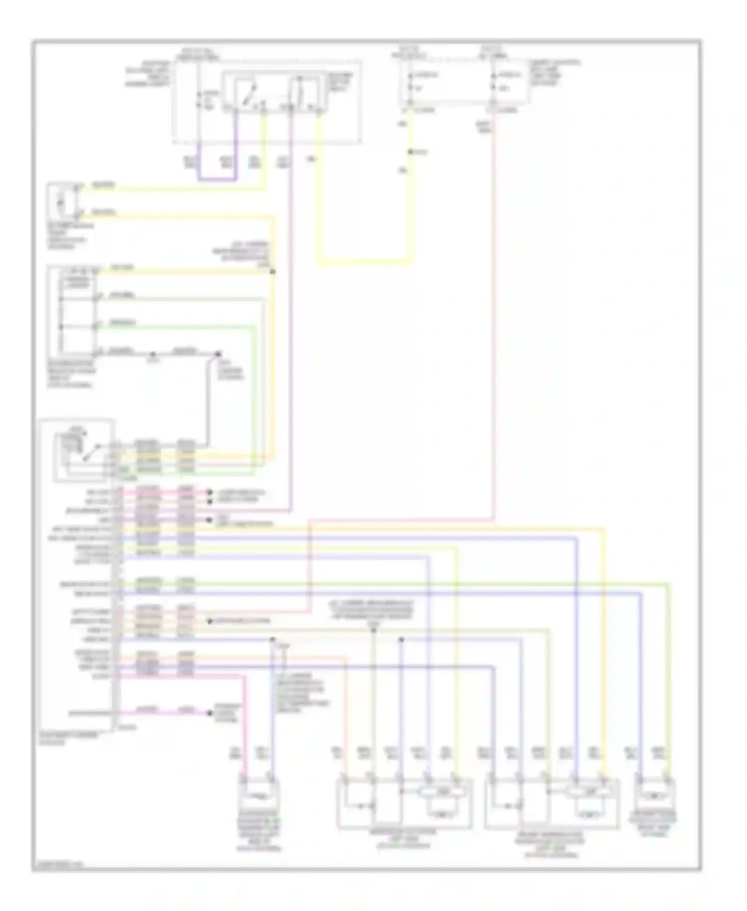 Fusion Ford I facelift (2005-2012): Manual a/c circuit (2 of 2)