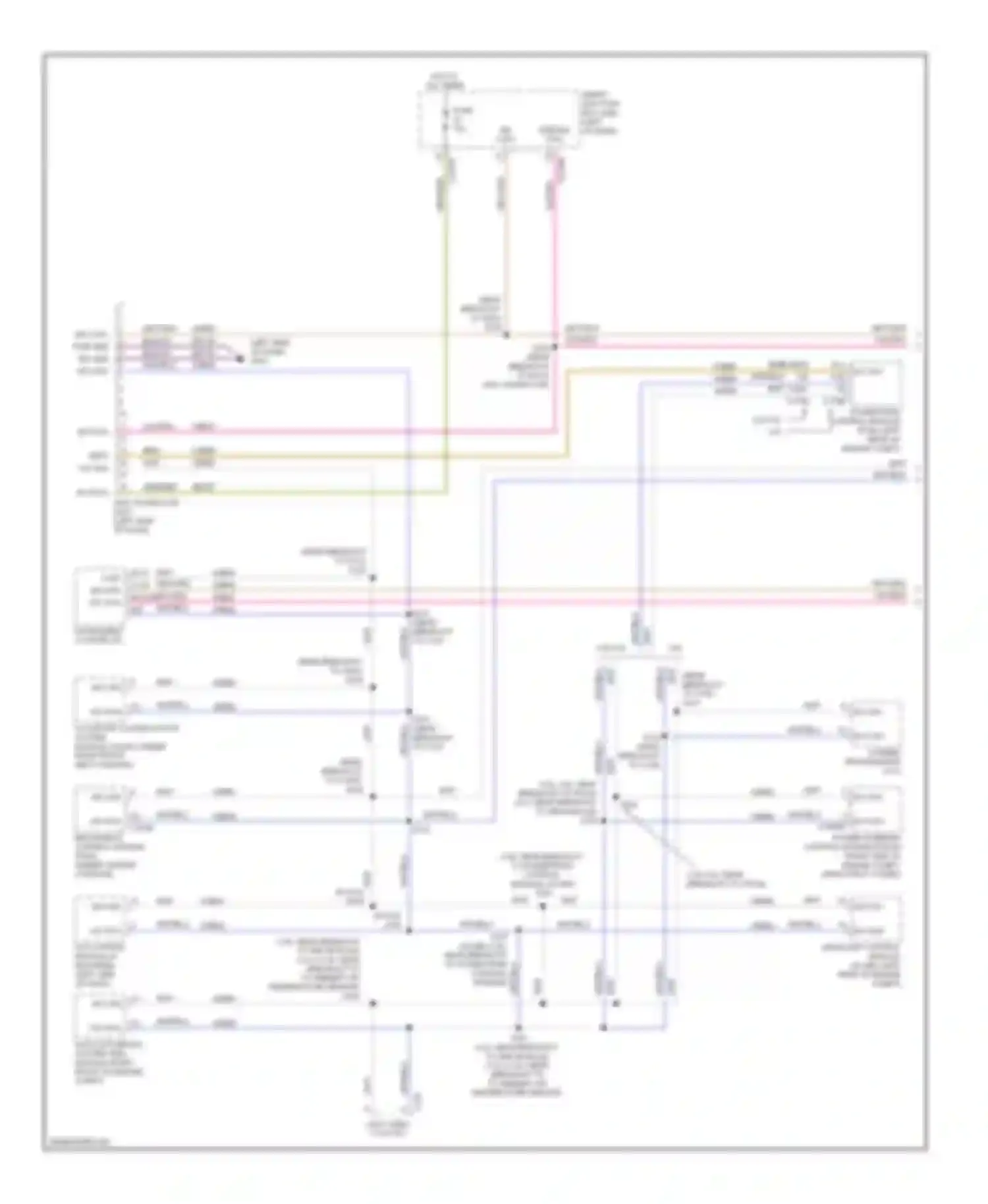 Fusion Ford I facelift (2005-2012): Computer data lines circuit, except hybrid (1 of 2)
