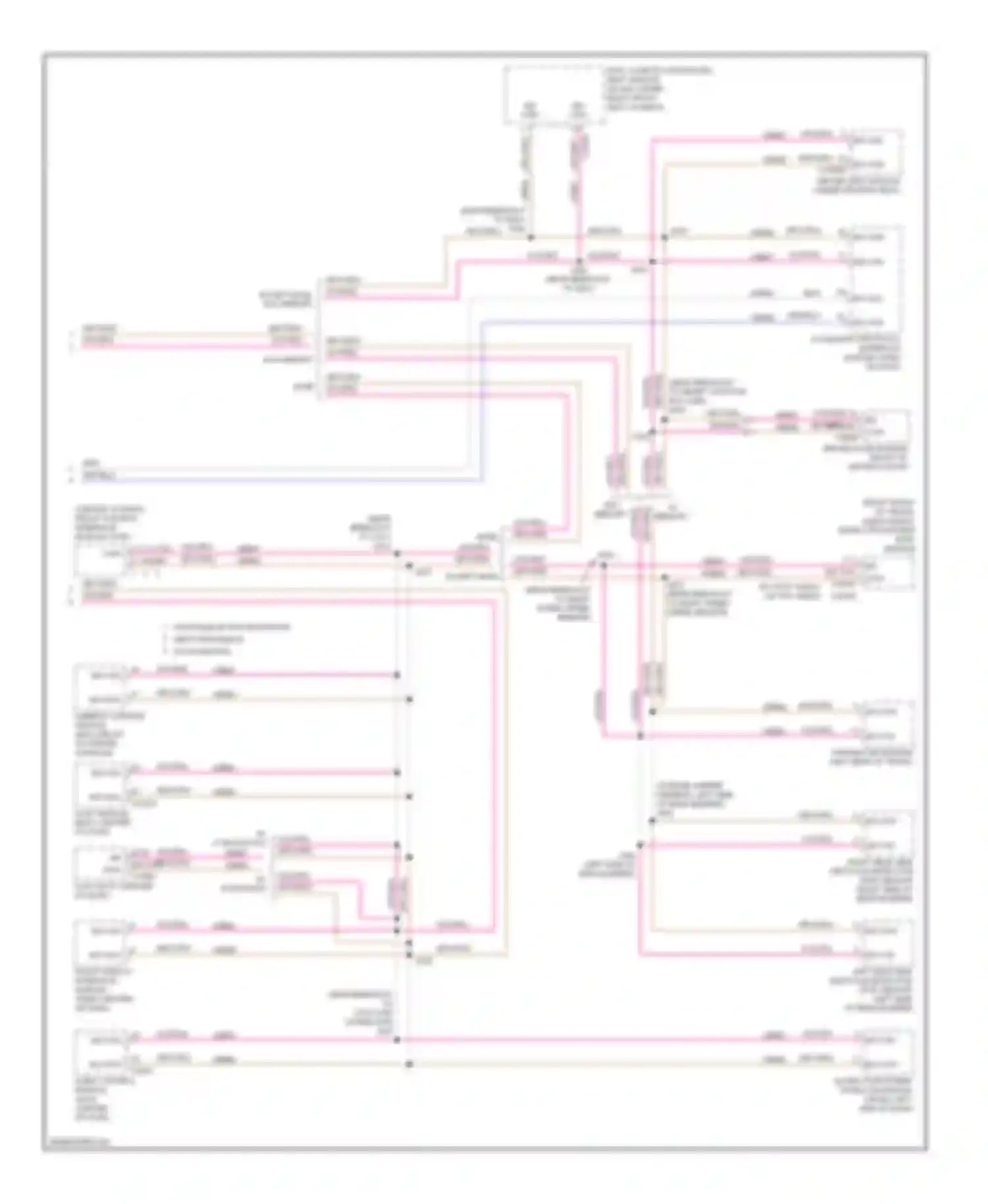 Fusion Ford I facelift (2005-2012): Computer data lines circuit, except hybrid (2 of 2)