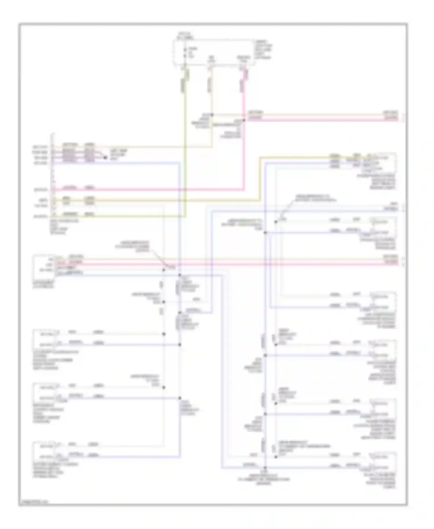 Fusion Ford I facelift (2005-2012): Computer data lines circuit, hybrid (1 of 2)