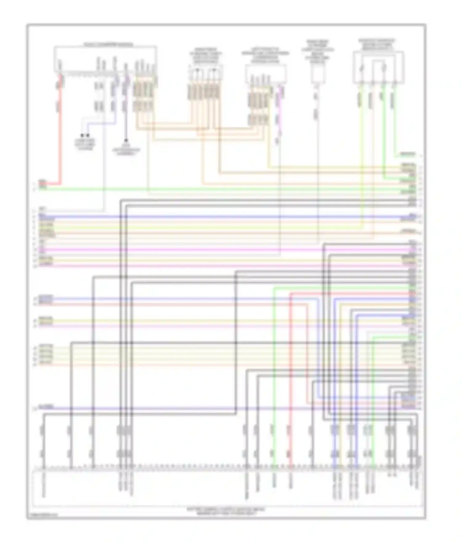 Fusion Ford I facelift (2005-2012): Wiring diagram engine performance 2.5l, hybrid (4 of 8)