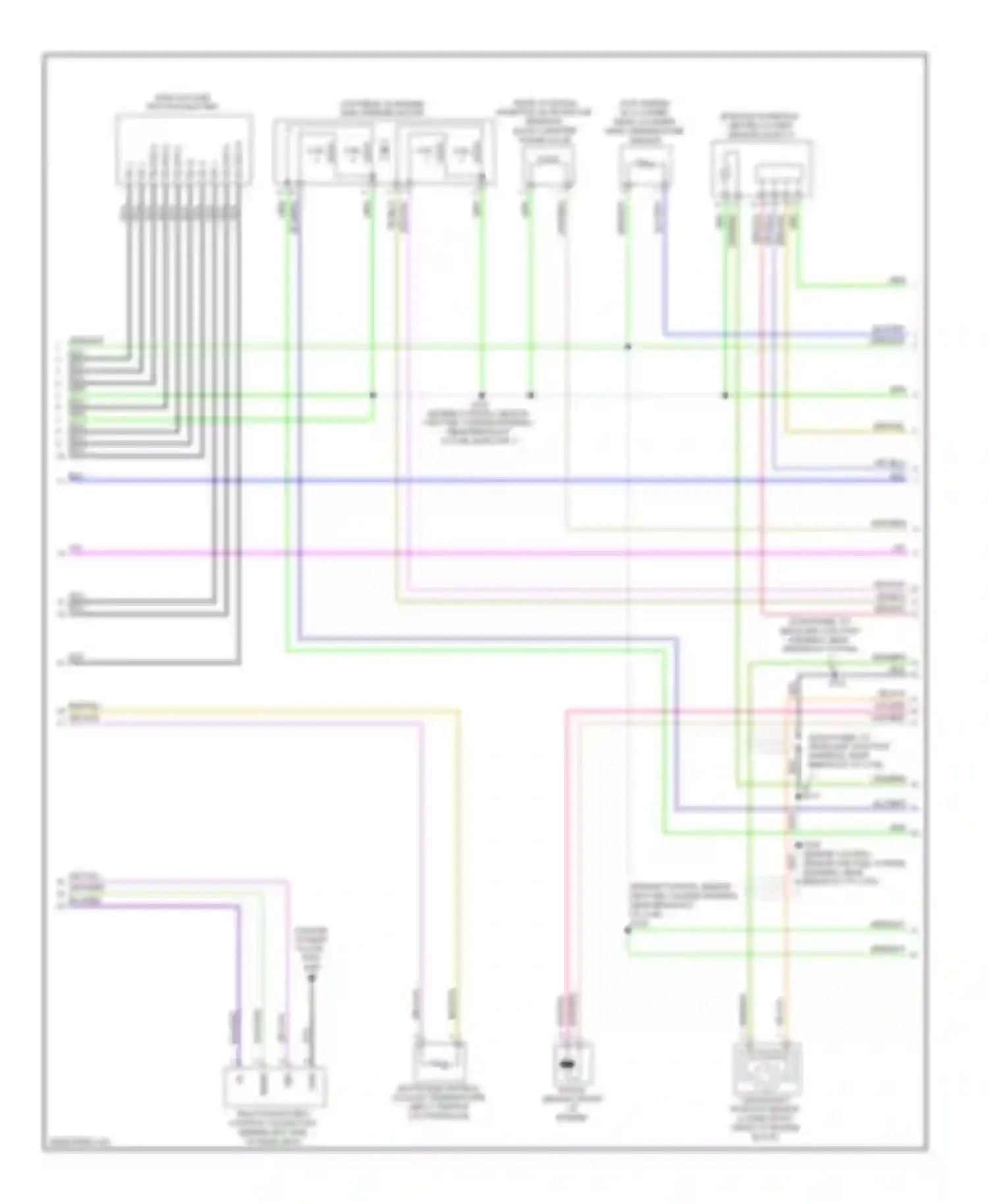 Fusion Ford I facelift (2005-2012): Wiring diagram engine performance 2.5l, hybrid (7 of 8)