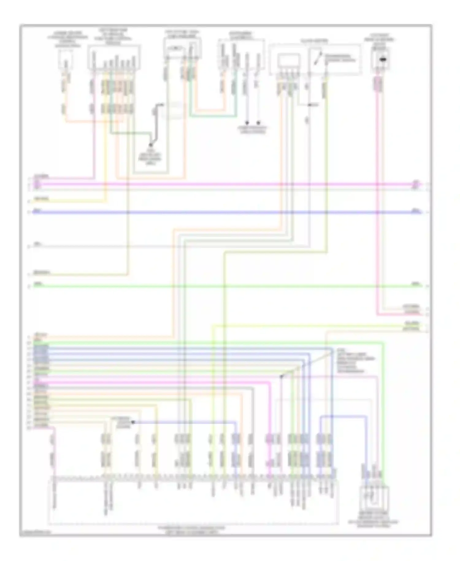 Fusion Ford I facelift (2005-2012): Wiring diagram engine performance 3.0l (3 of 5)