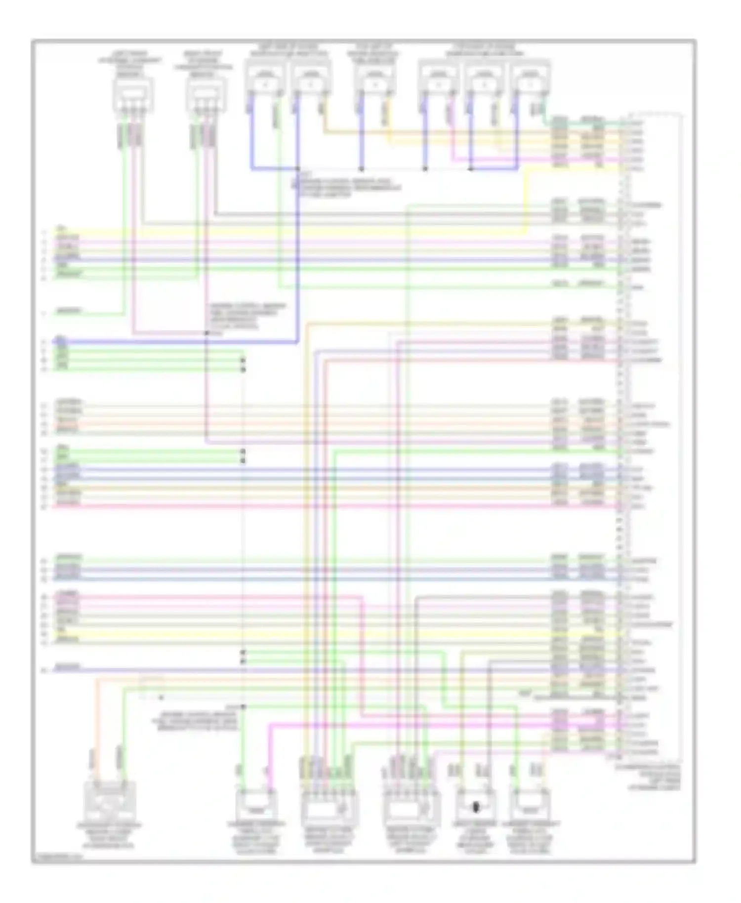 Fusion Ford I facelift (2005-2012): Wiring diagram engine performance 3.0l (5 of 5)