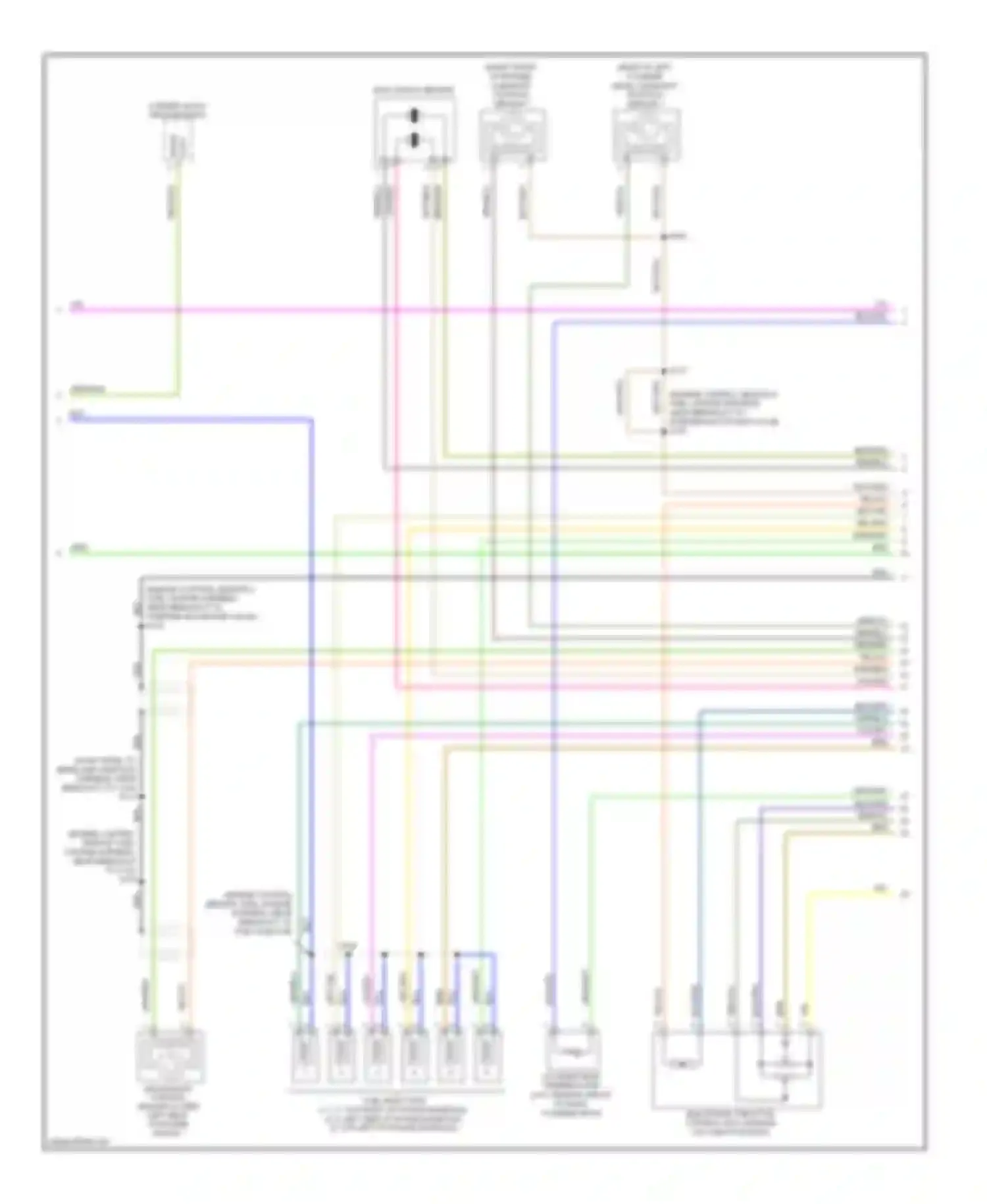 Fusion Ford I facelift (2005-2012): Wiring diagram engine performance 3.5l (3 of 4)