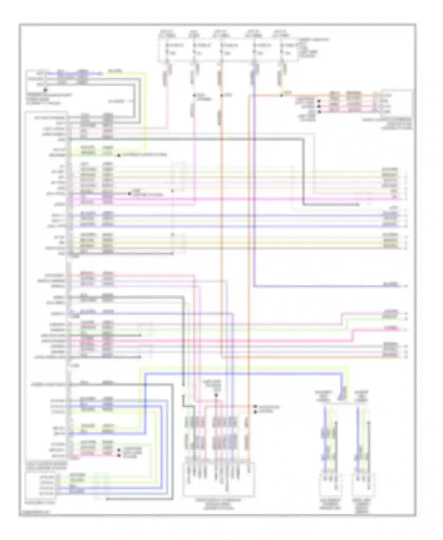 Fusion Ford I facelift (2005-2012): Navigation circuit (1 of 2)