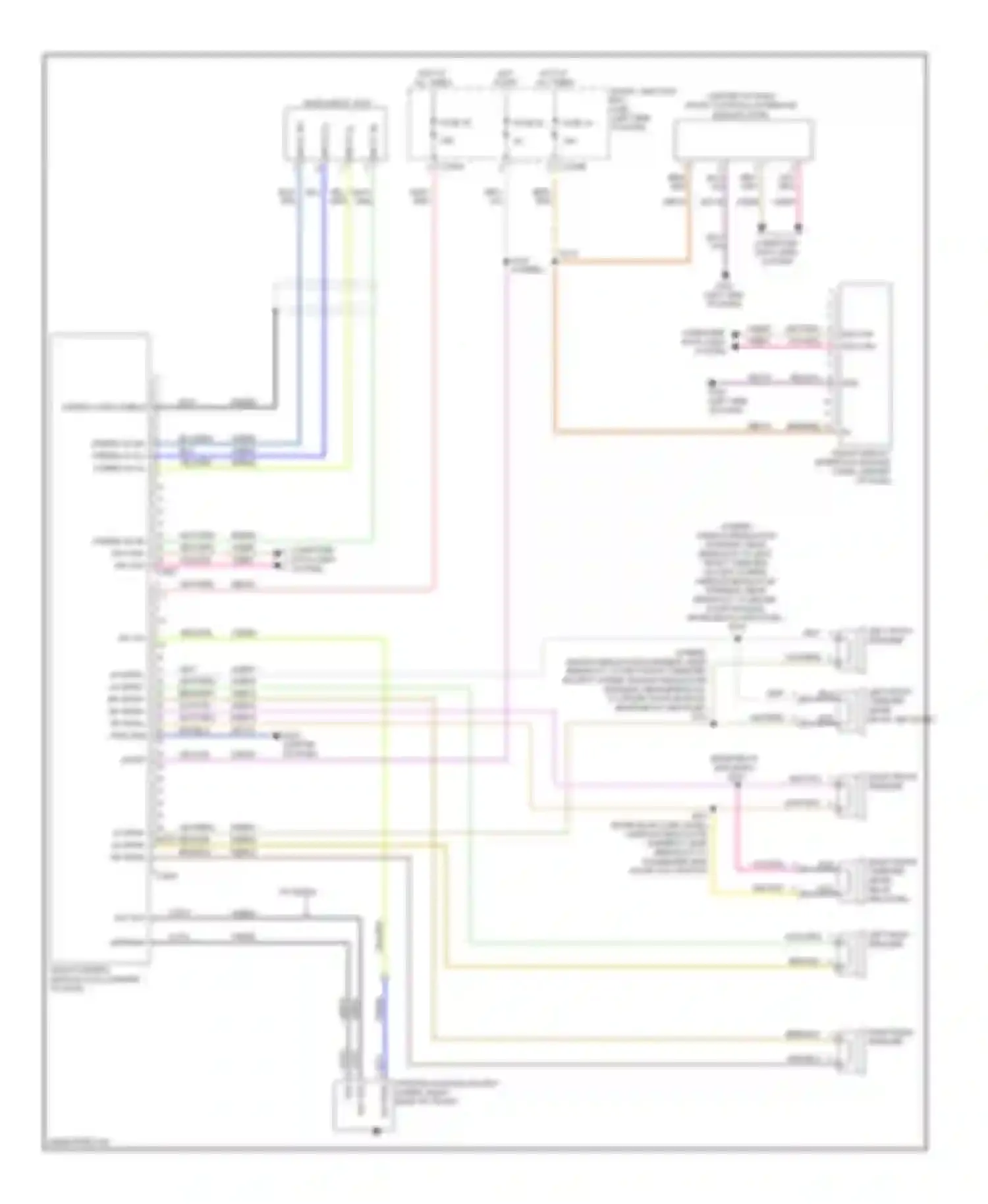 Fusion Ford I facelift (2005-2012): Base radio circuit