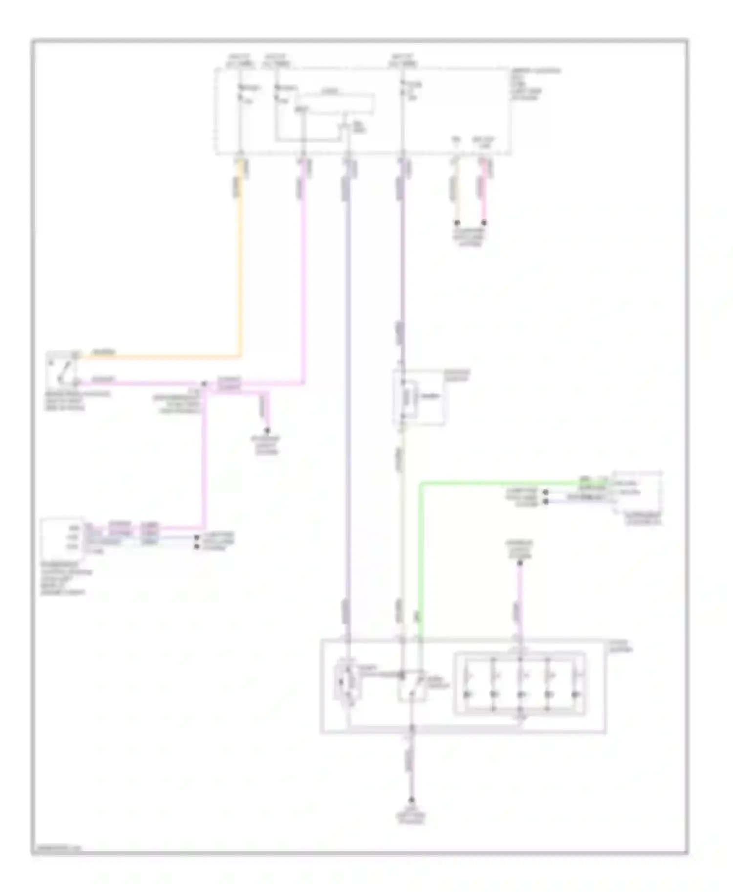Fusion Ford I facelift (2005-2012): Shift interlock circuit, hybrid