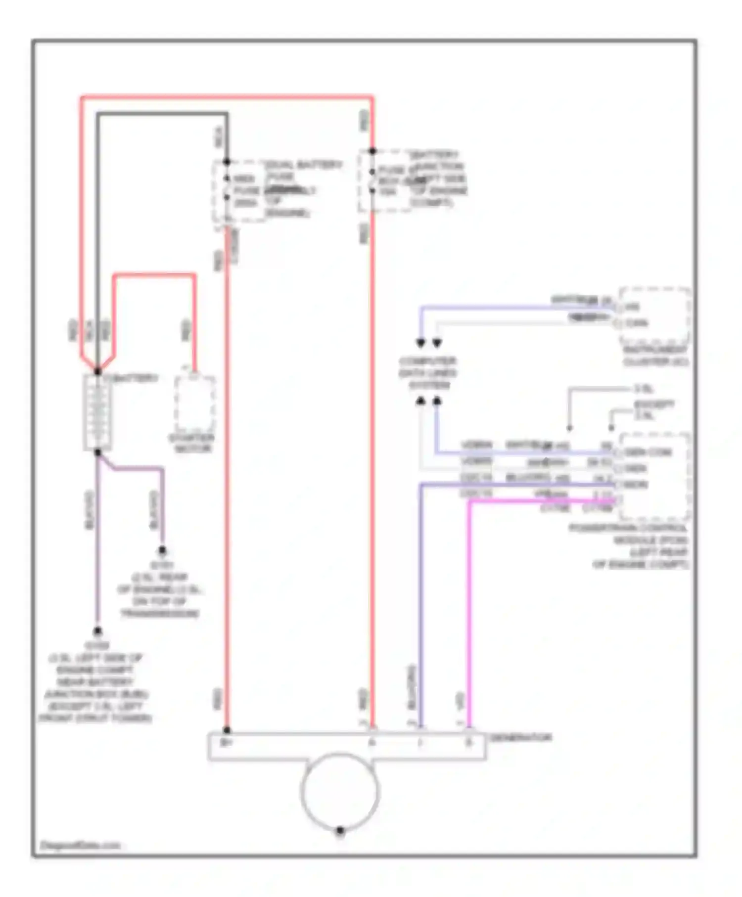 Wiring diagram blk/vio for Ford Fusion I facelift (2005-2012) (31 of 38)
