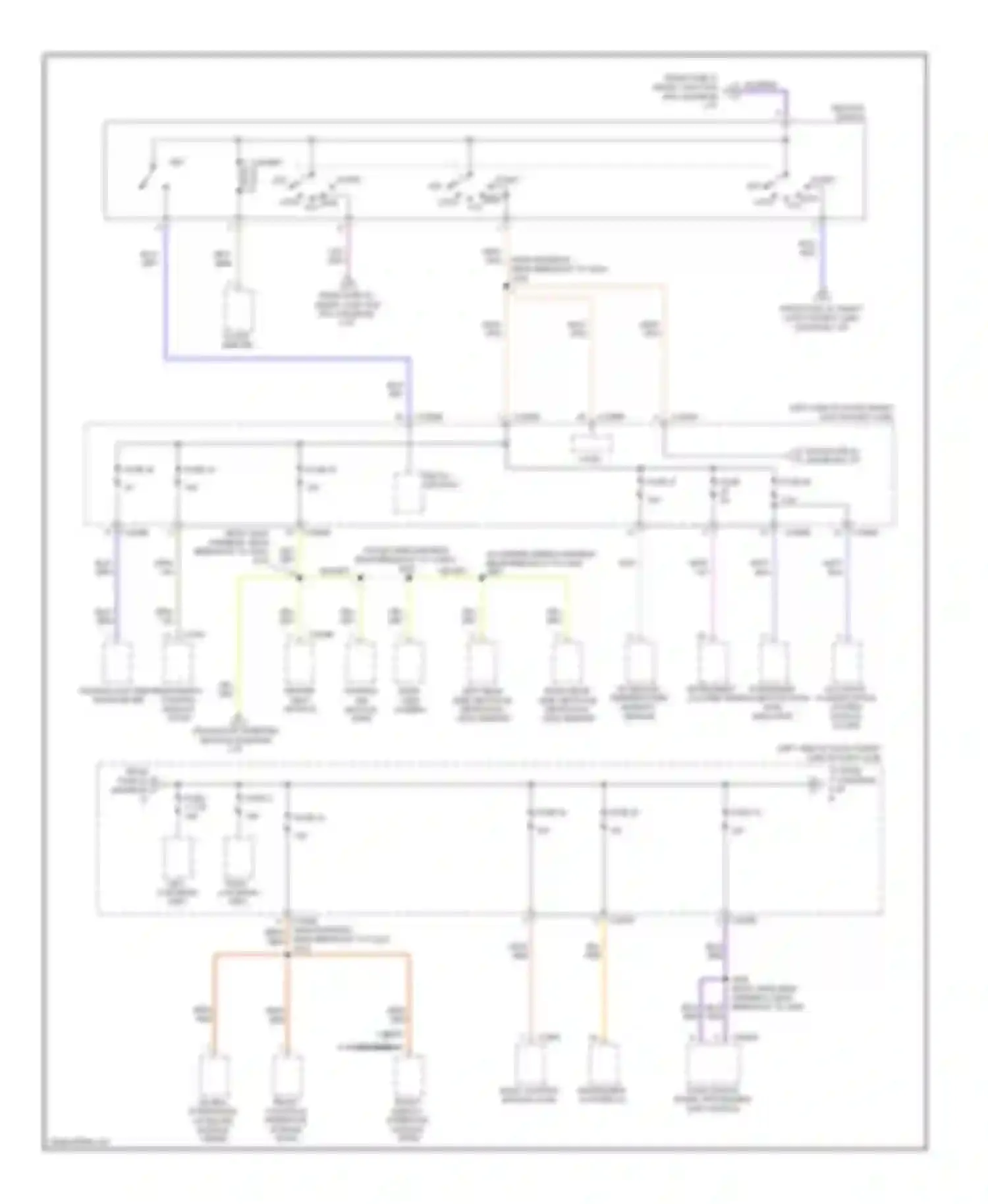 Wiring diagram in-vehicle temperature/ humidity sensor for Ford Fusion I facelift (2005-2012)