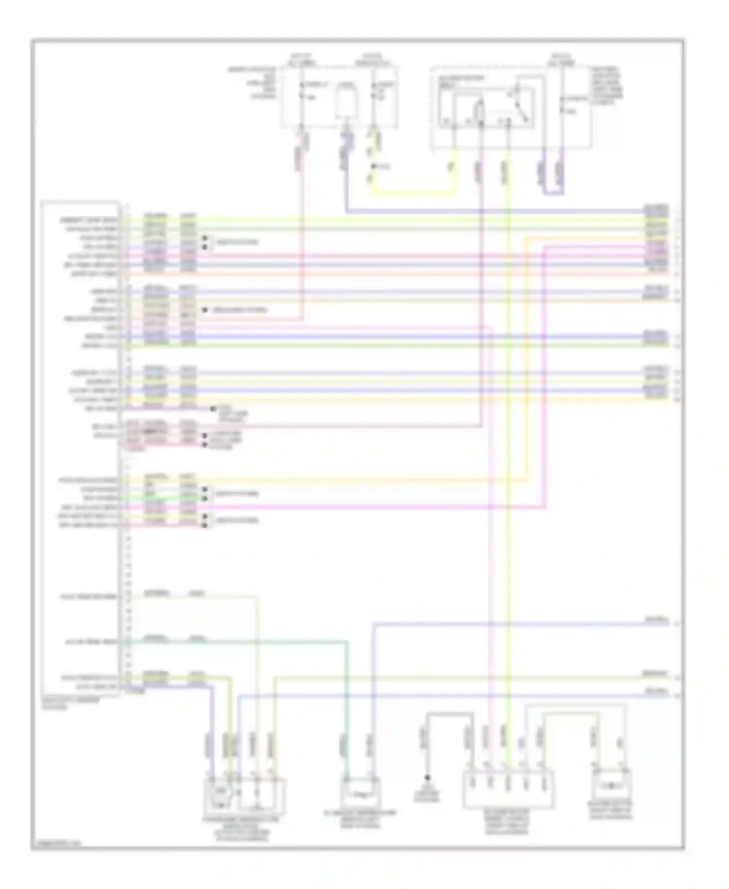 Wiring diagram computer data lines system for Ford Fusion I facelift (2005-2012)