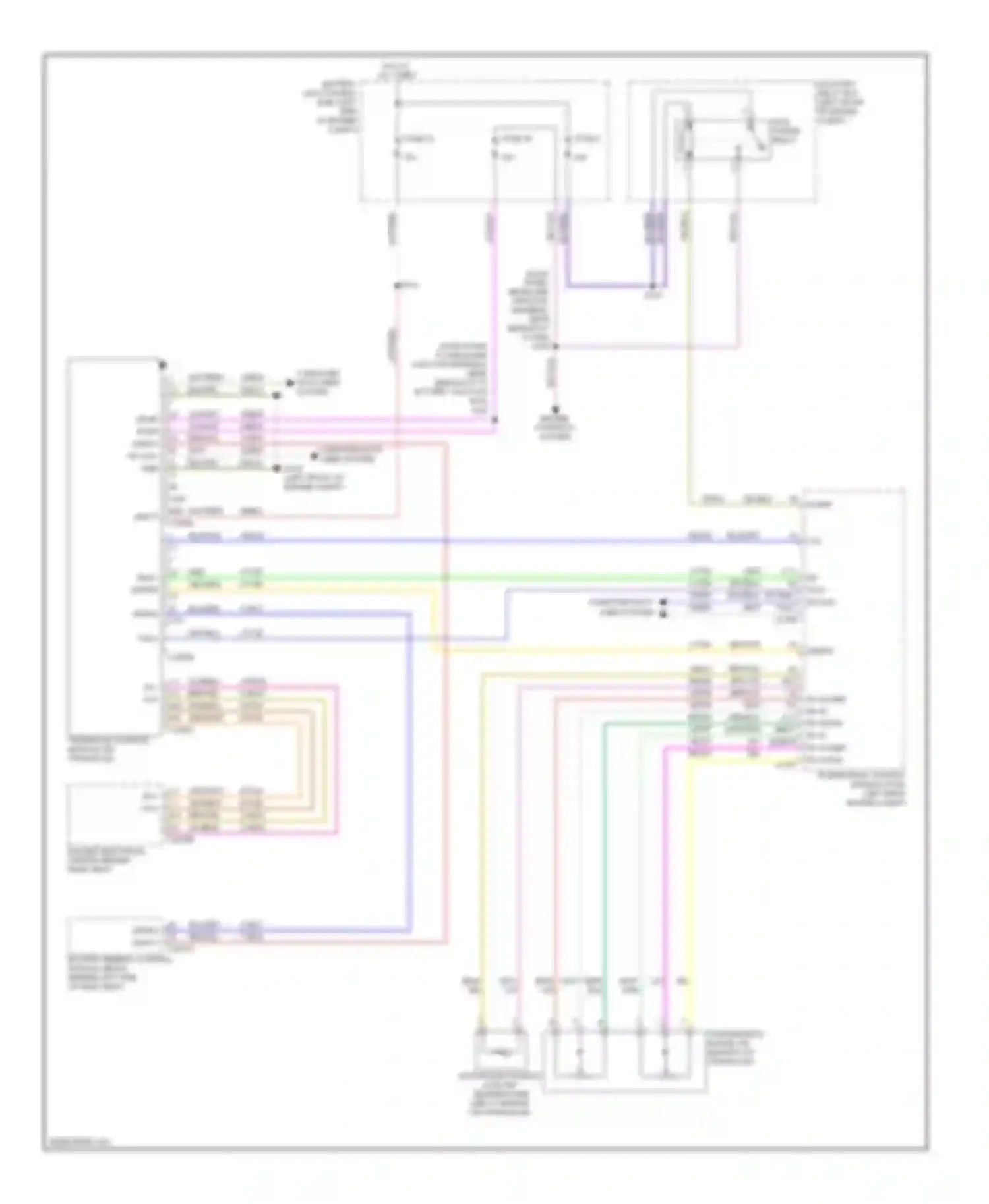 Wiring diagram computer data for Ford Fusion I facelift (2005-2012)