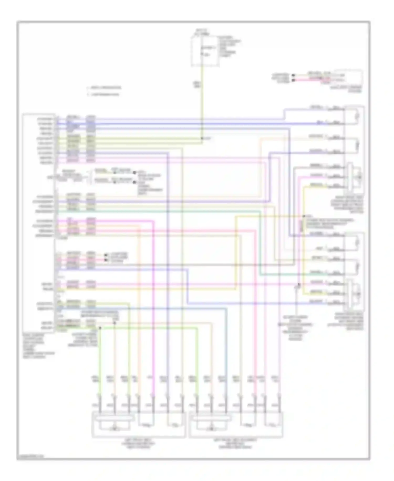 Wiring diagram dcblwctl dbblwctl for Ford Fusion I facelift (2005-2012)