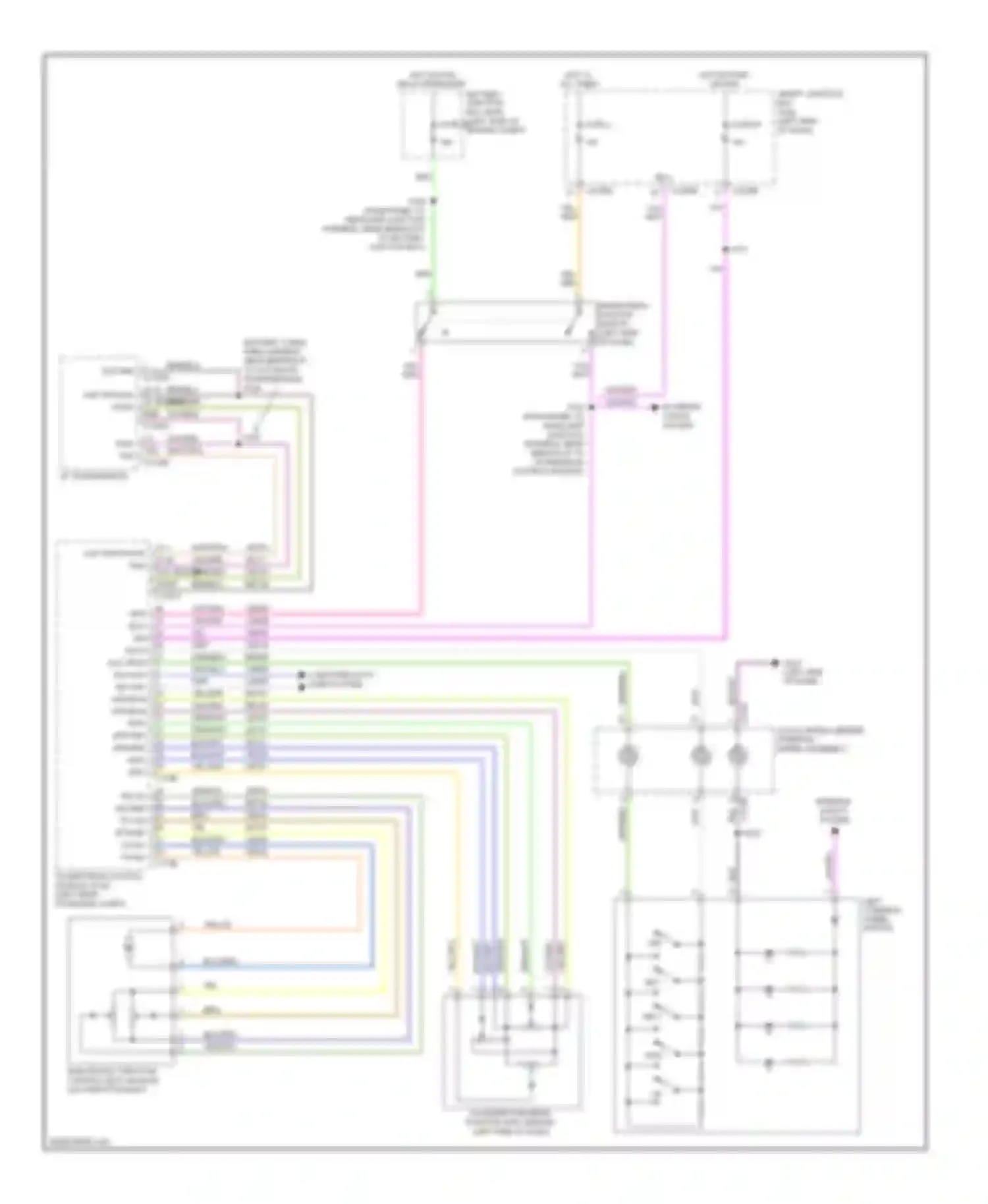 Wiring diagram etcref tacm- tacm+ for Ford Fusion I facelift (2005-2012)