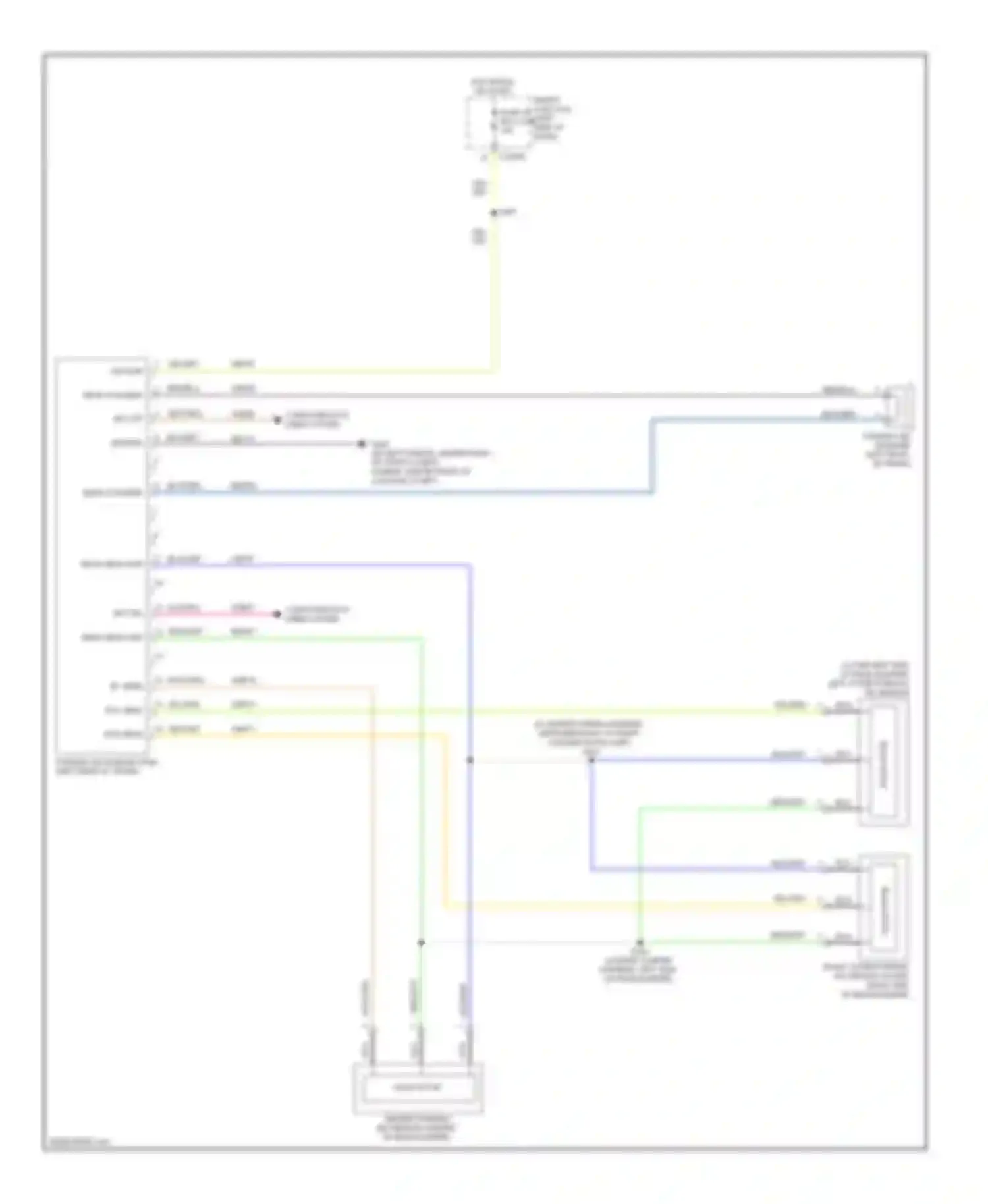 Wiring diagram hot in run or start for Ford Fusion I facelift (2005-2012)
