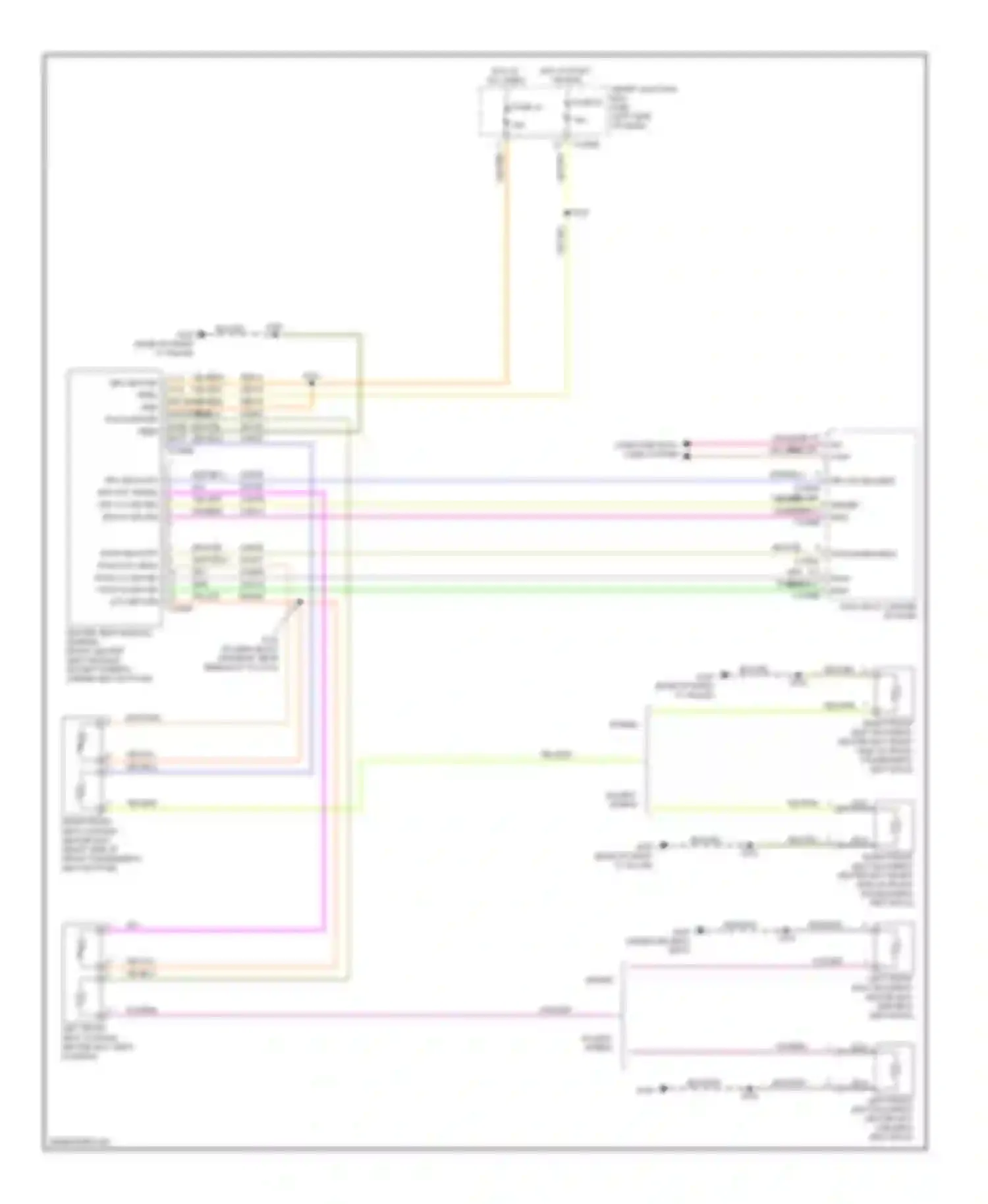 Wiring diagram pass hi/lo/off pass ntc sens pass lo led ind pass hi led ind ntc return for Ford Fusion I facelift (2005-2012)
