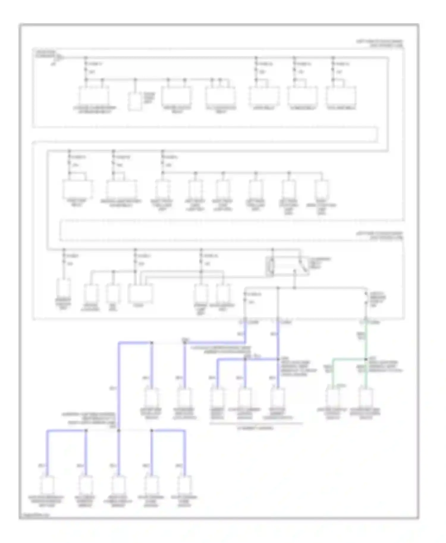 Wiring diagram ambient select switch for Ford Fusion I facelift (2005-2012)